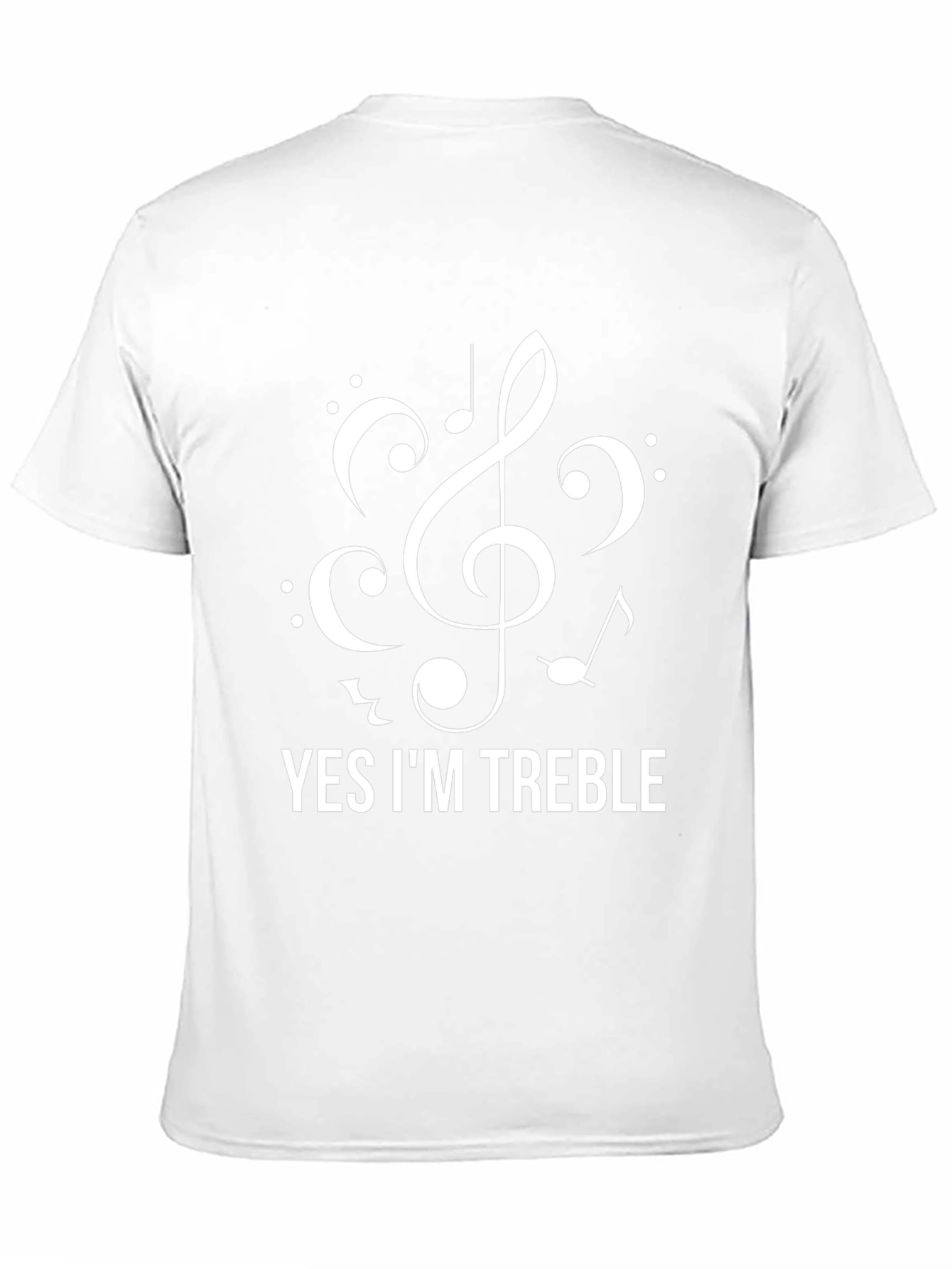 Black Yes I'm Treble - Funny Music T-Shirt view 11
