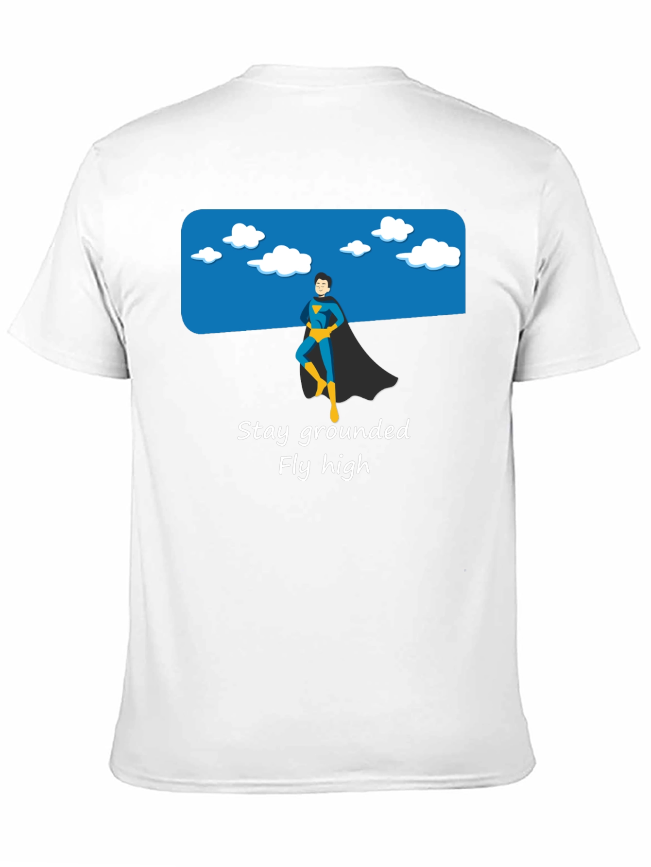 Black Stay Grounded Graphic Tee - Superhero Style view 11