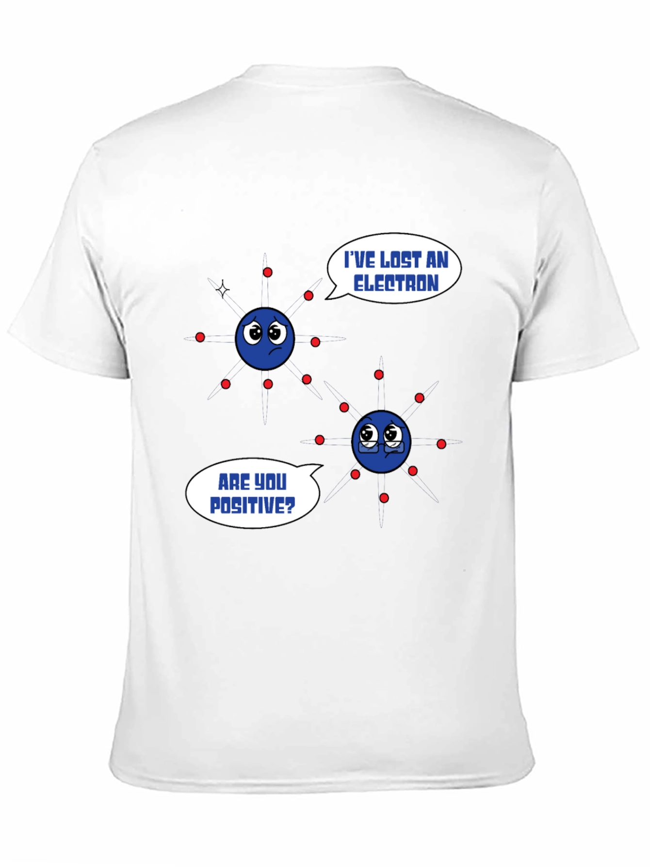 Black Funny Chemistry Pun T-Shirt - Lost Electron view 11
