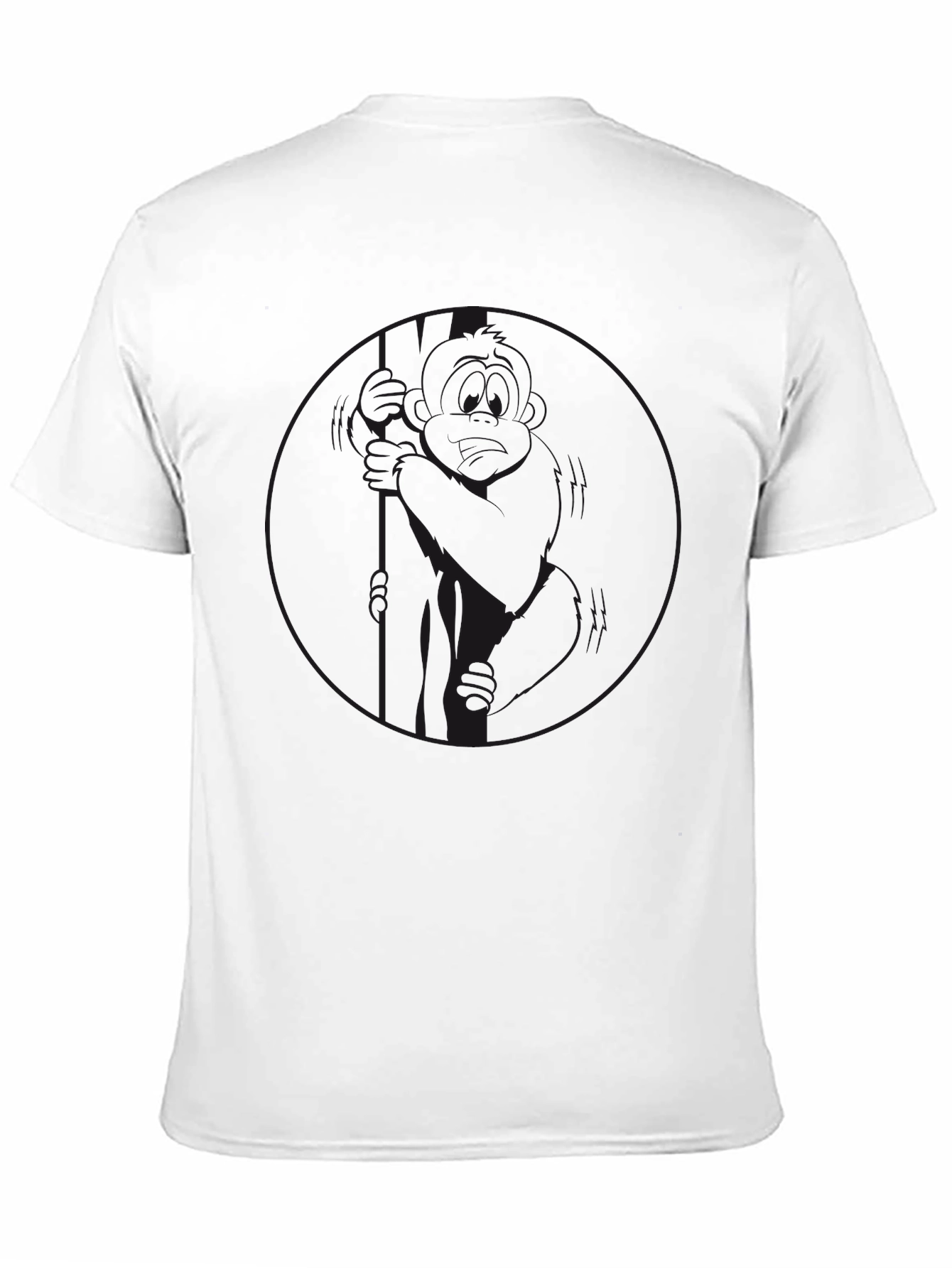 Black Men's Black Crew Neck T-Shirt - Casual Style view 11