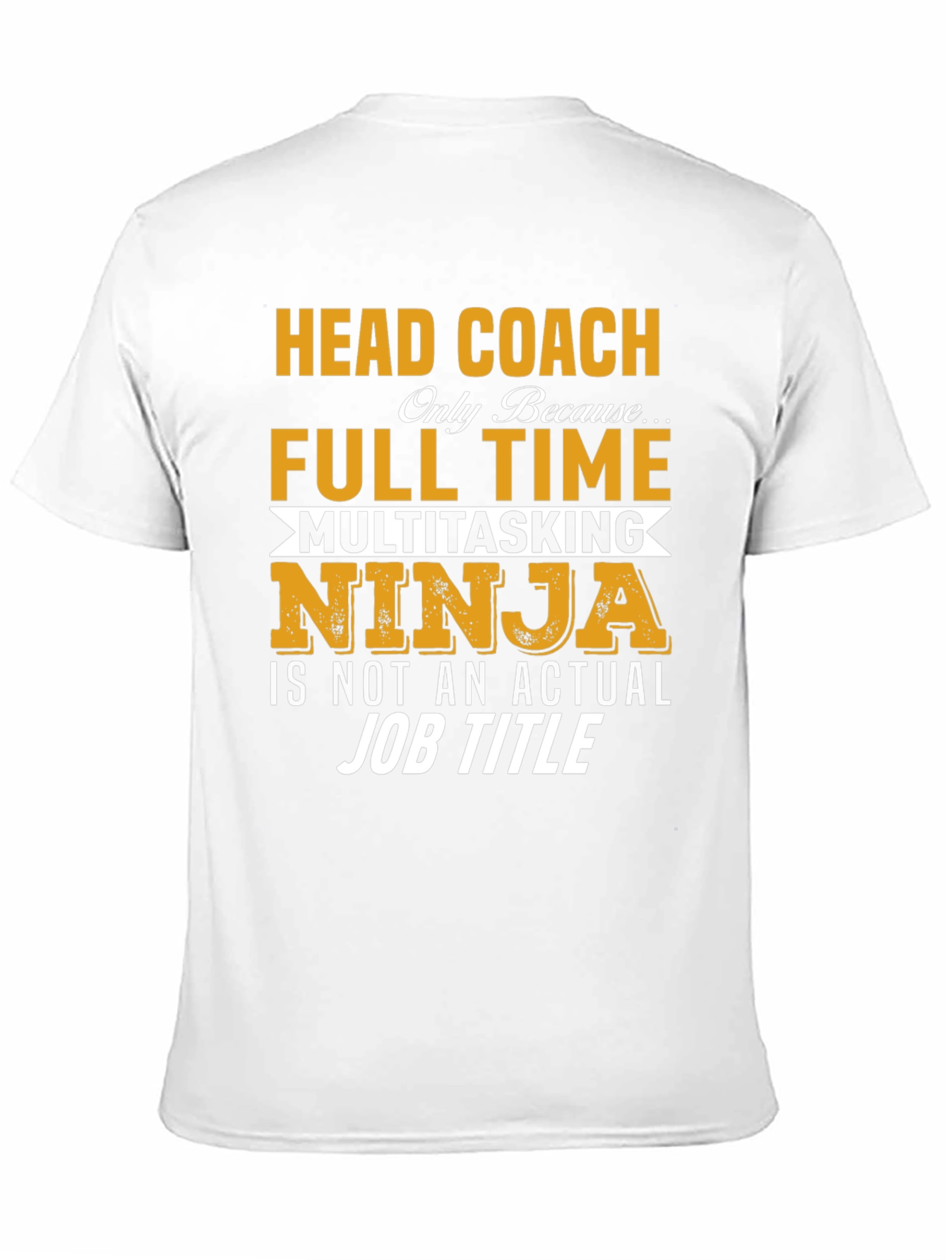 Black Head Coach Ninja T-Shirt view 11