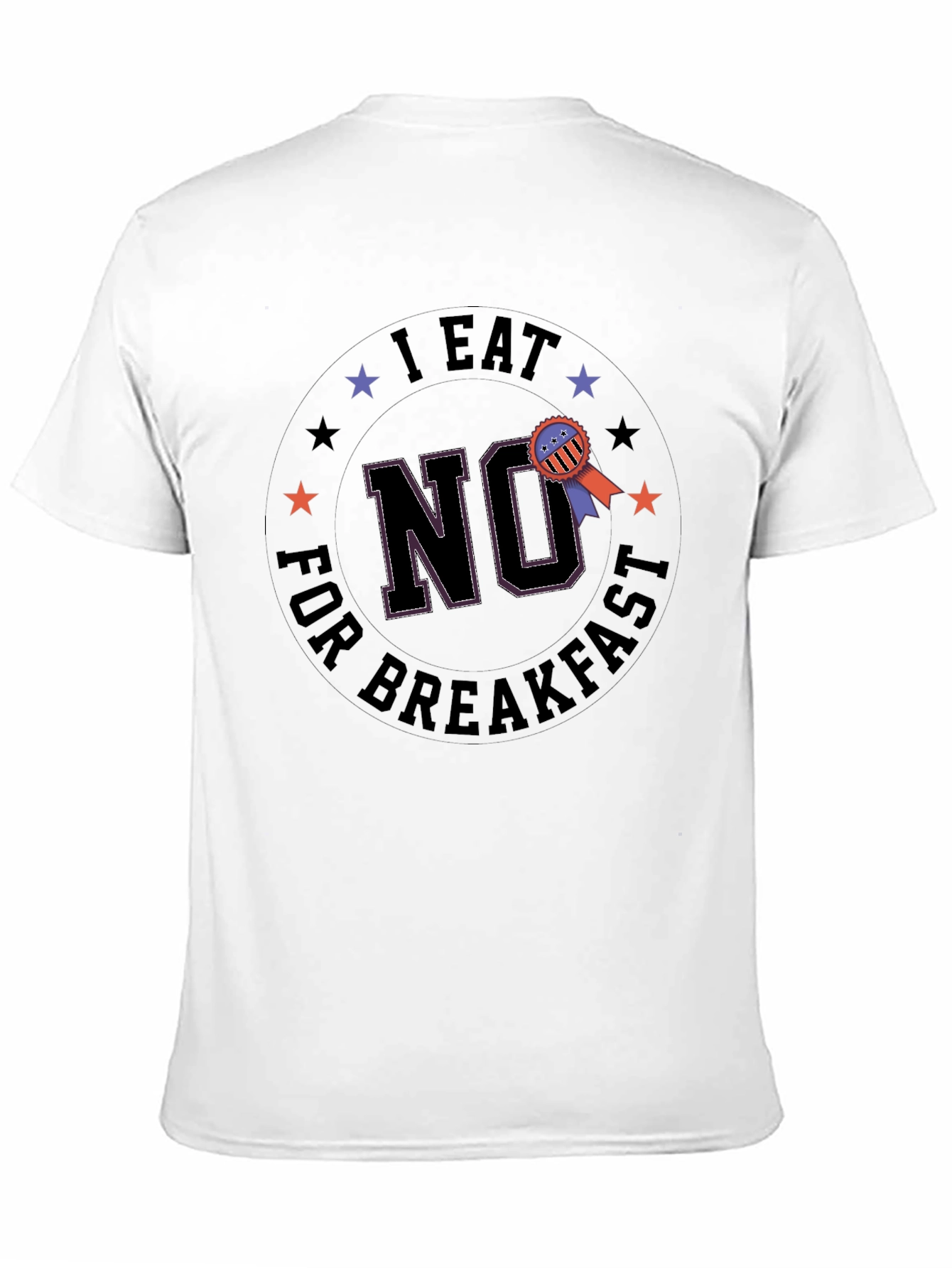 Black I Eat No for Breakfast Graphic T-Shirt view 11