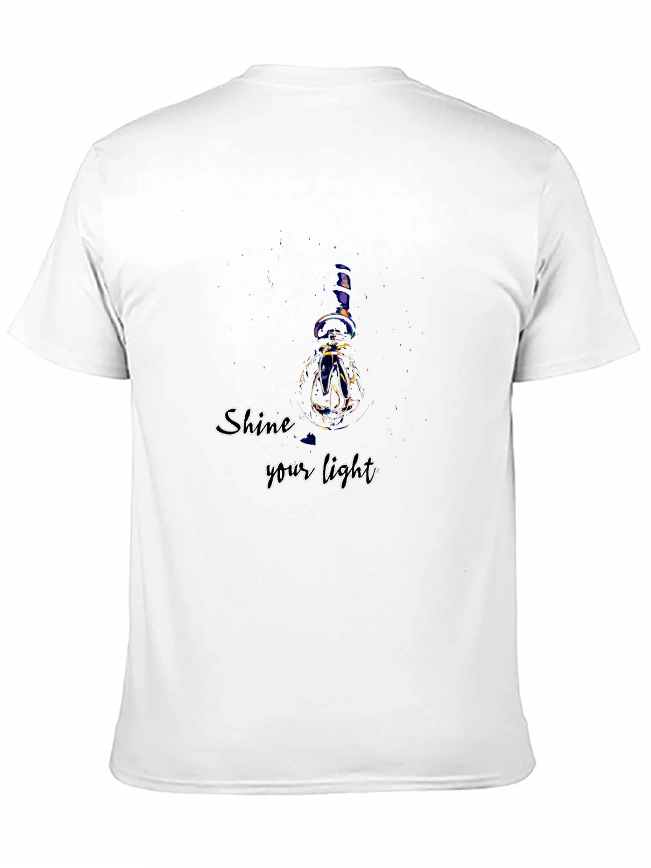 Black Shine Your Light Graphic T-Shirt view 11