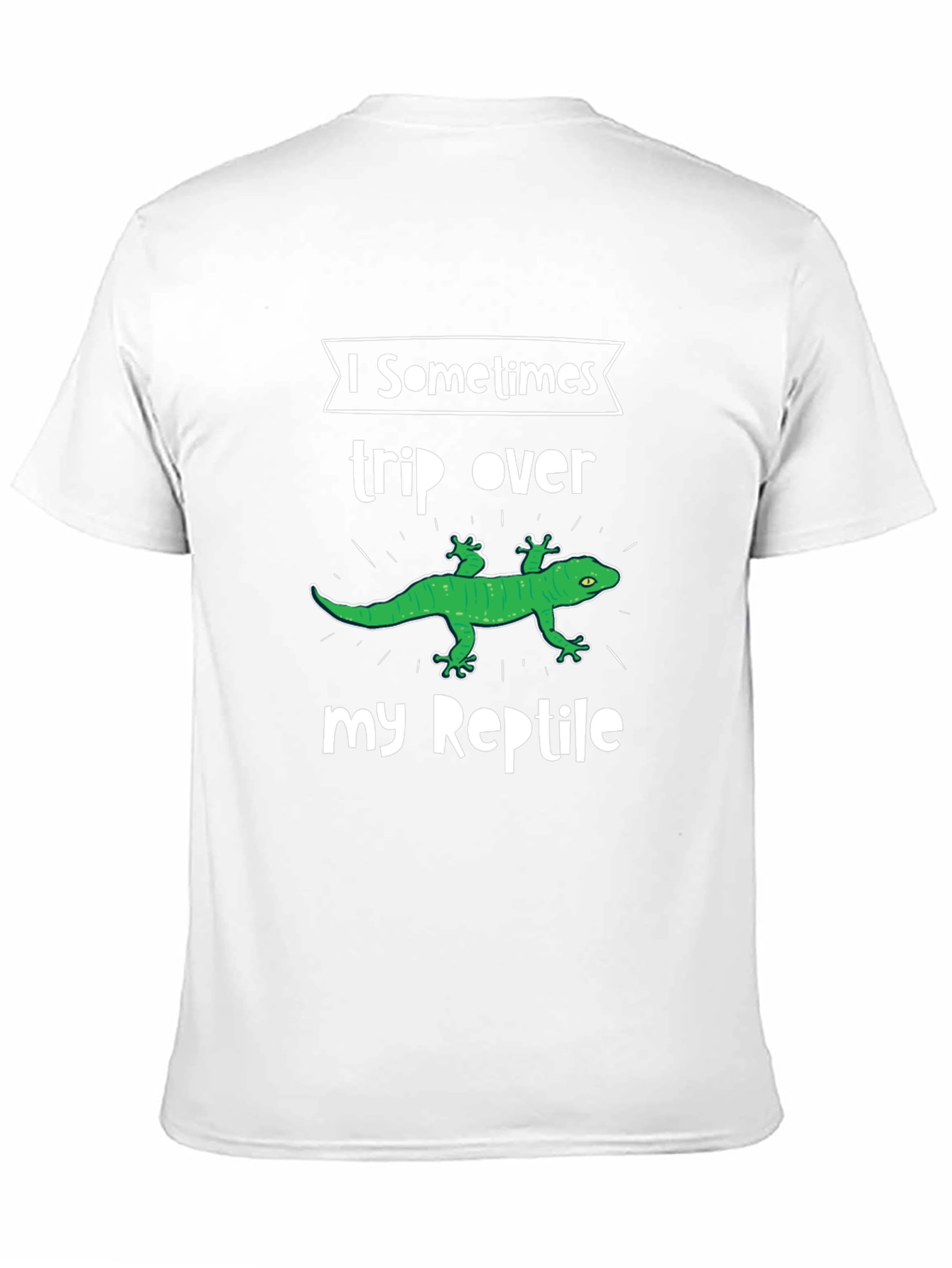 Black Reptile Lover T-Shirt: I Trip Over My Reptile Funny Pet Owner Tee view 11