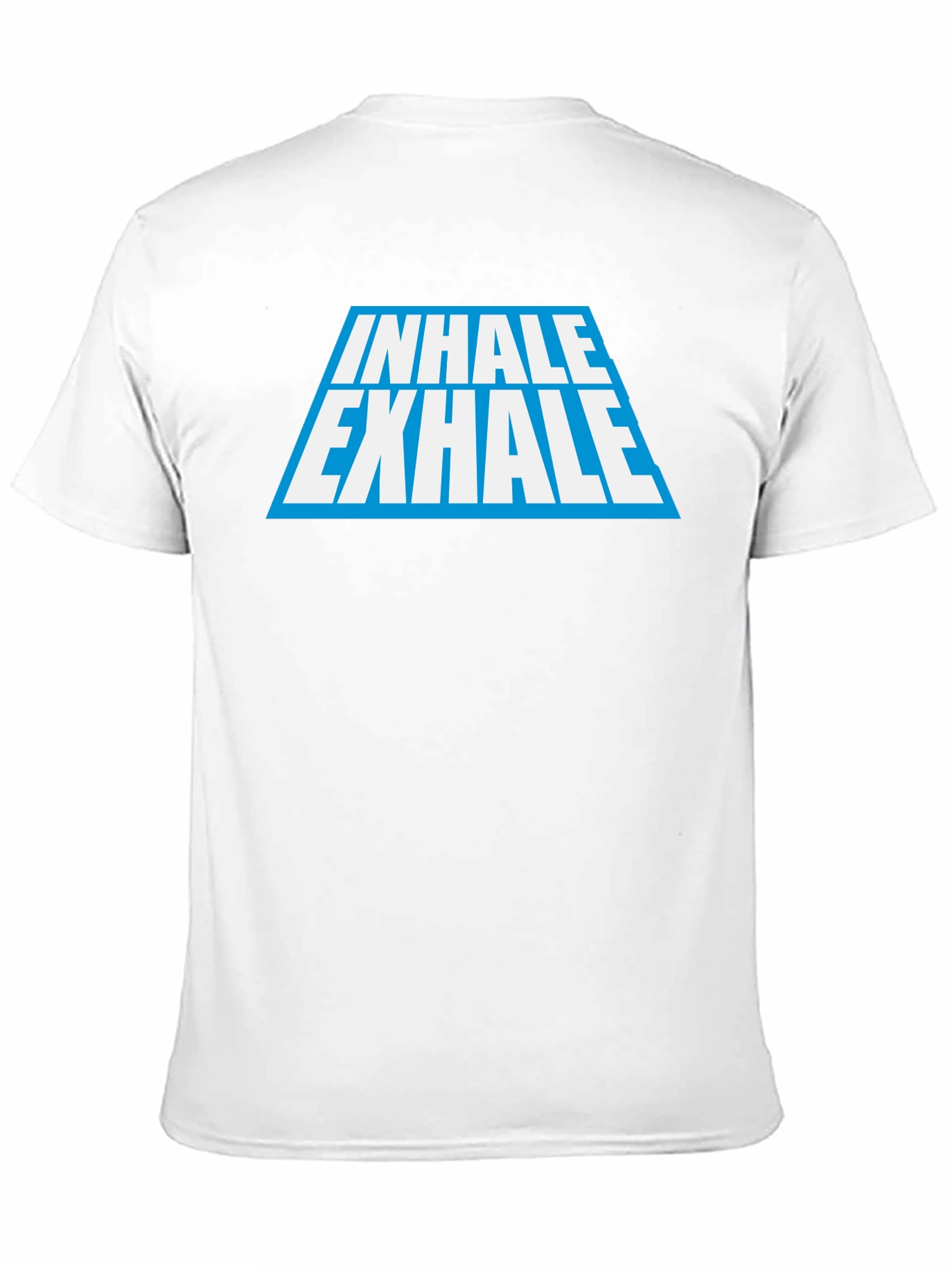 Black Inhale Exhale Graphic Tee - Black Cotton Blend view 11