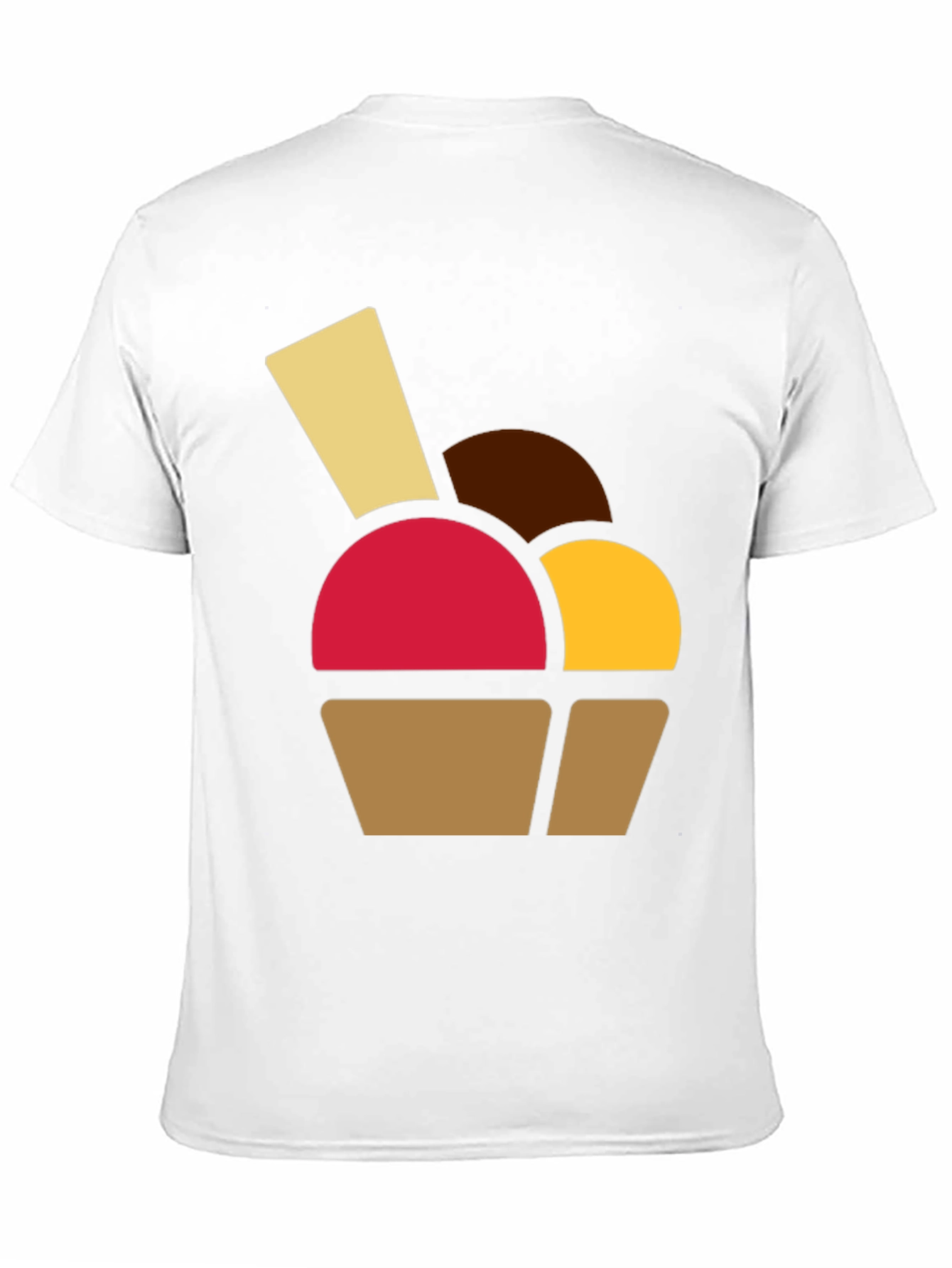 Black Fun Dessert Graphic Tee - Casual Black T-Shirt view 11