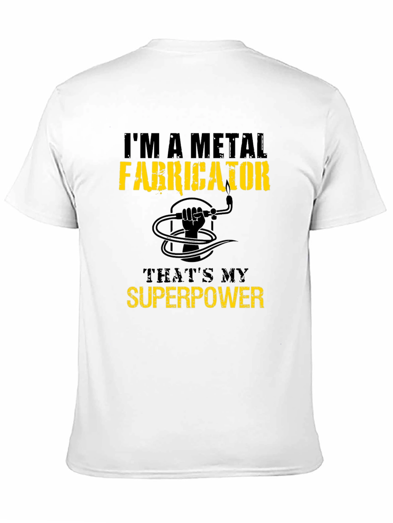 Black Metal Fabricator Superpower T-Shirt - Black view 11