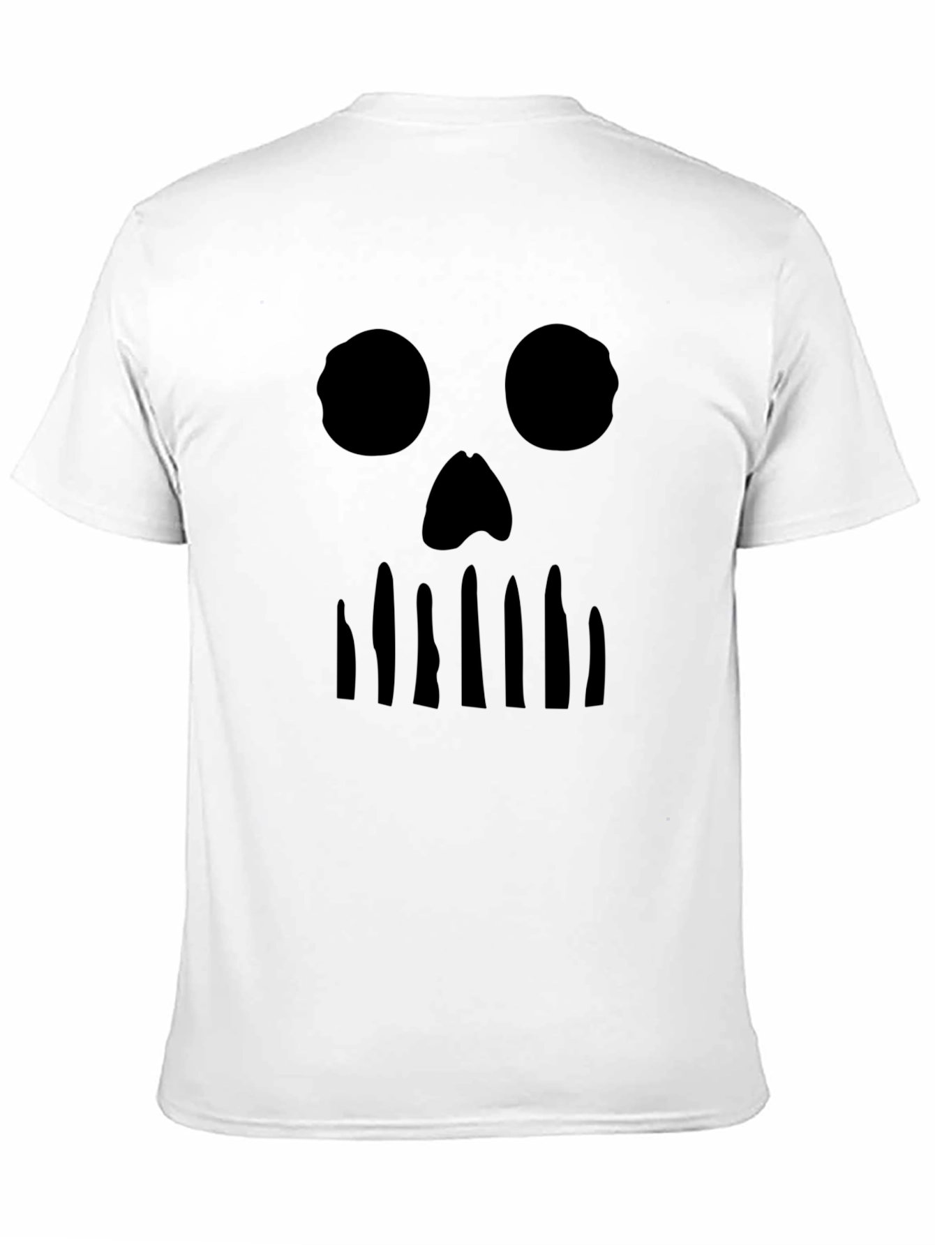 Black Skull Graphic Black T-Shirt view 11