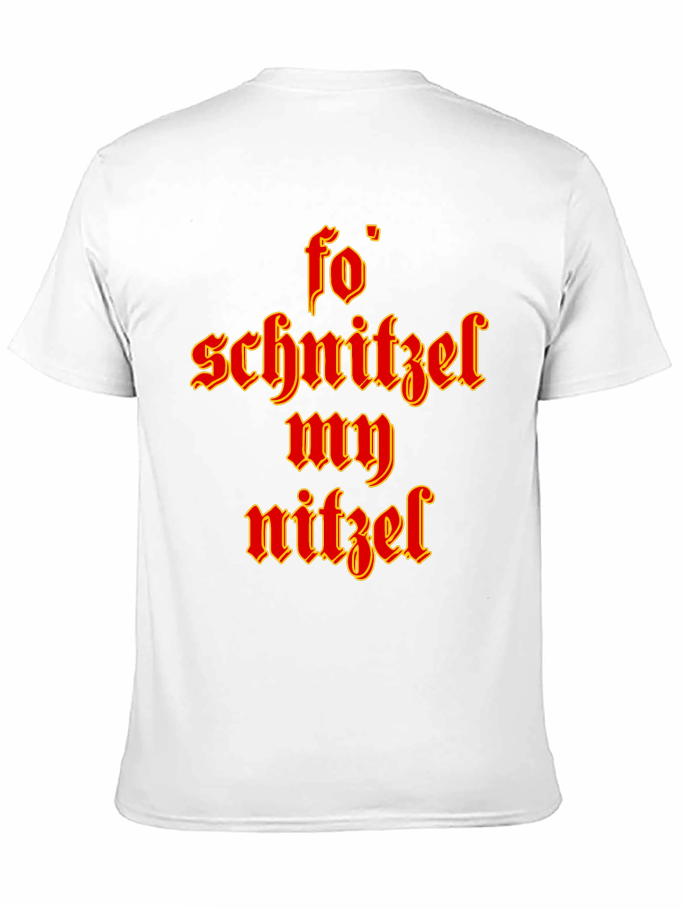 Black Funny Fo' Schnitzel My Nitzel Graphic Tee view 11
