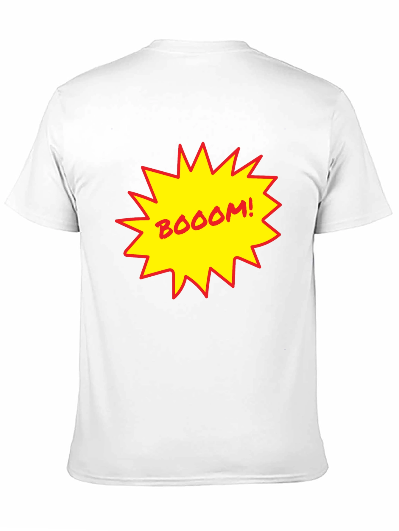 Black BOOOM! Graphic Print Black T-Shirt view 11