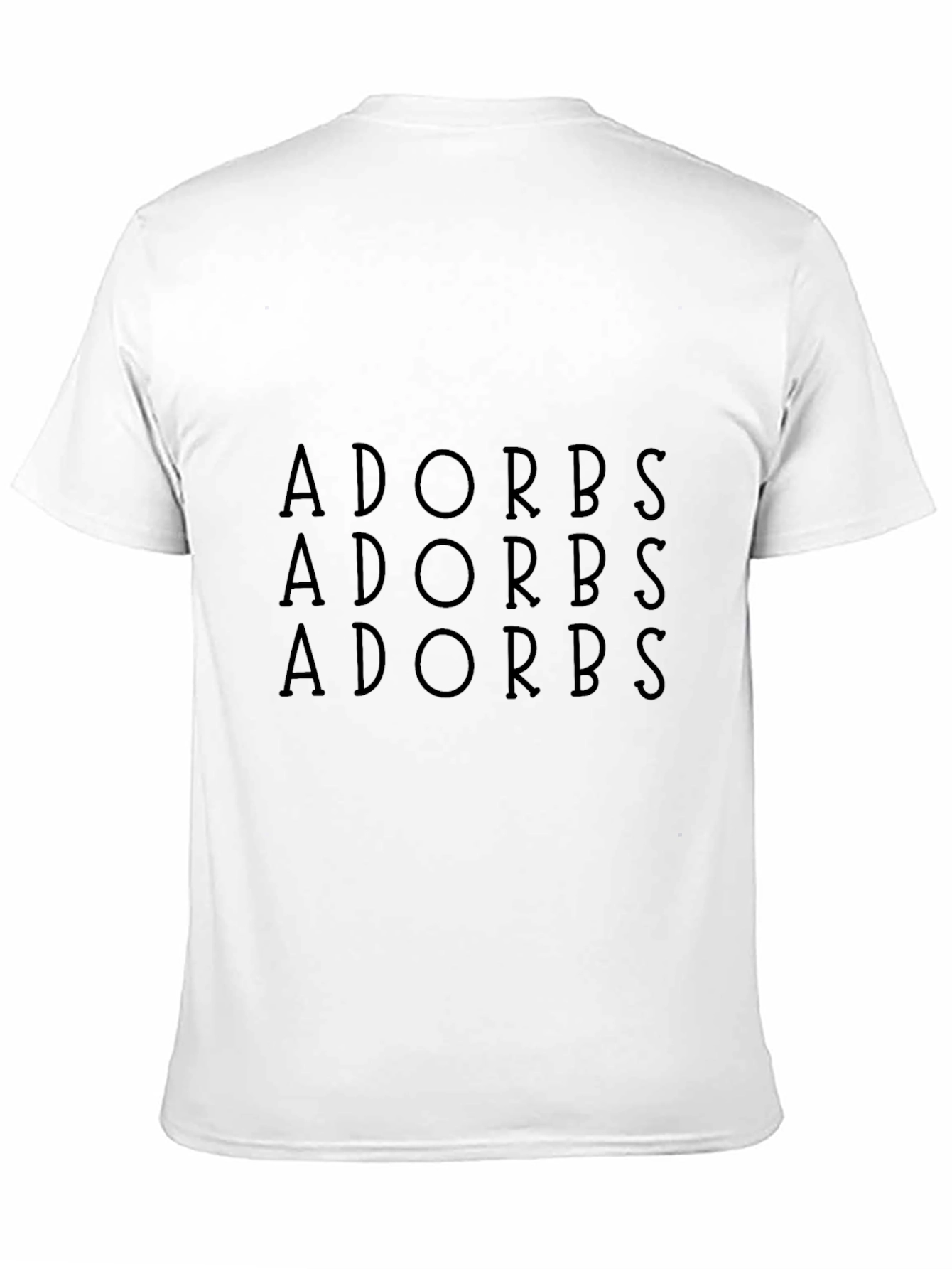 Black ADORBS Graphic Print Black T-Shirt view 11