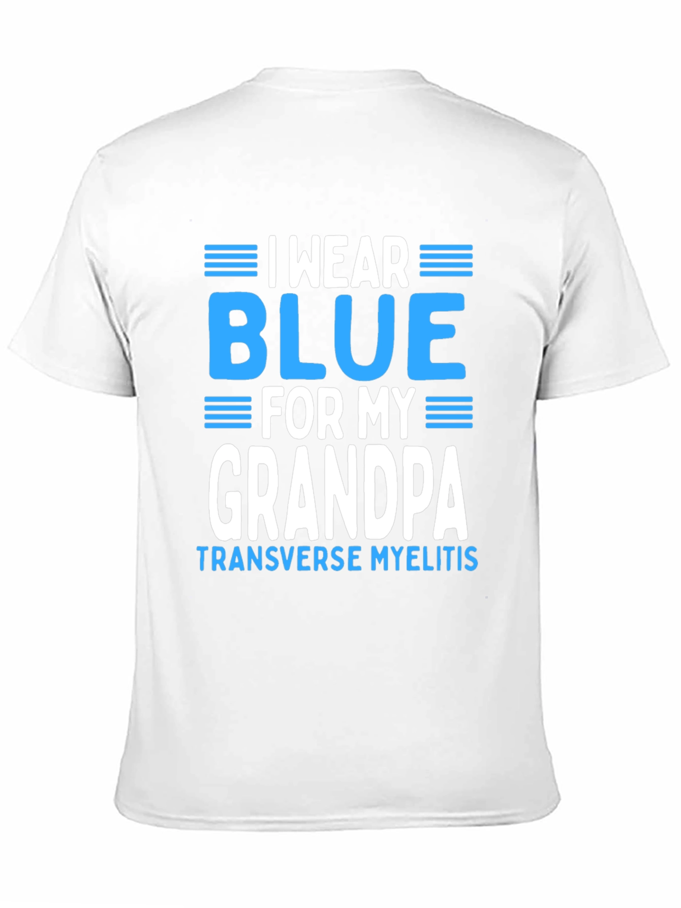 I Wear Blue for My Grandpa T-Shirt - 11