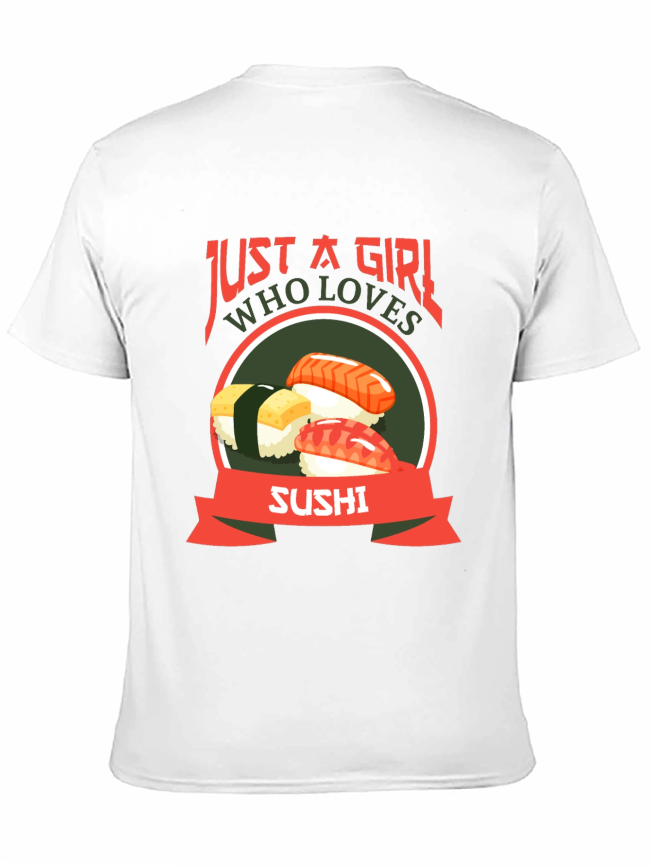 Black Sushi Lover Graphic T-Shirt view 11