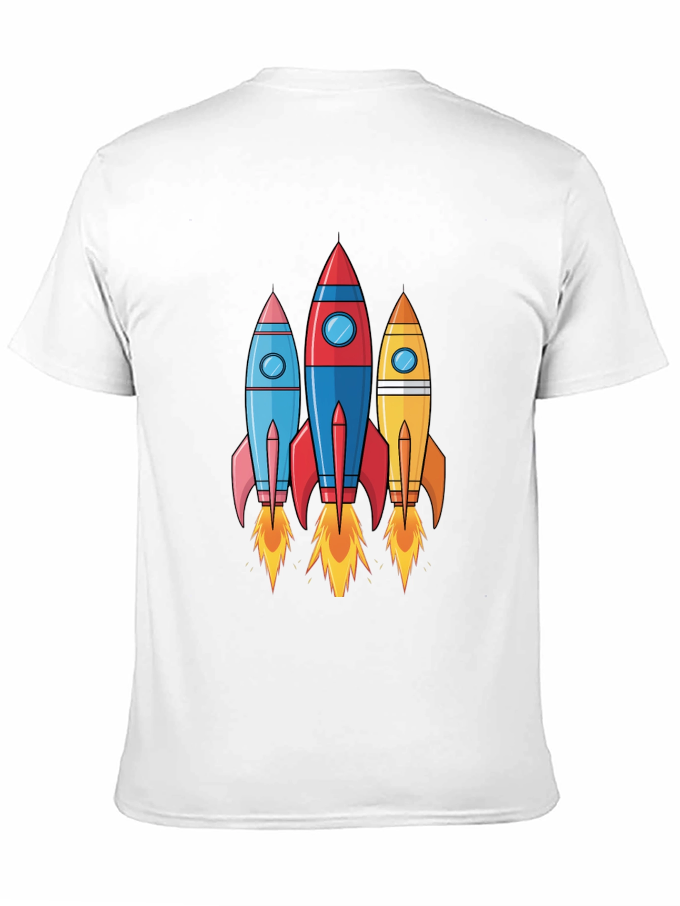 Black Rocket Launch T-Shirt - Space Adventure Design view 11