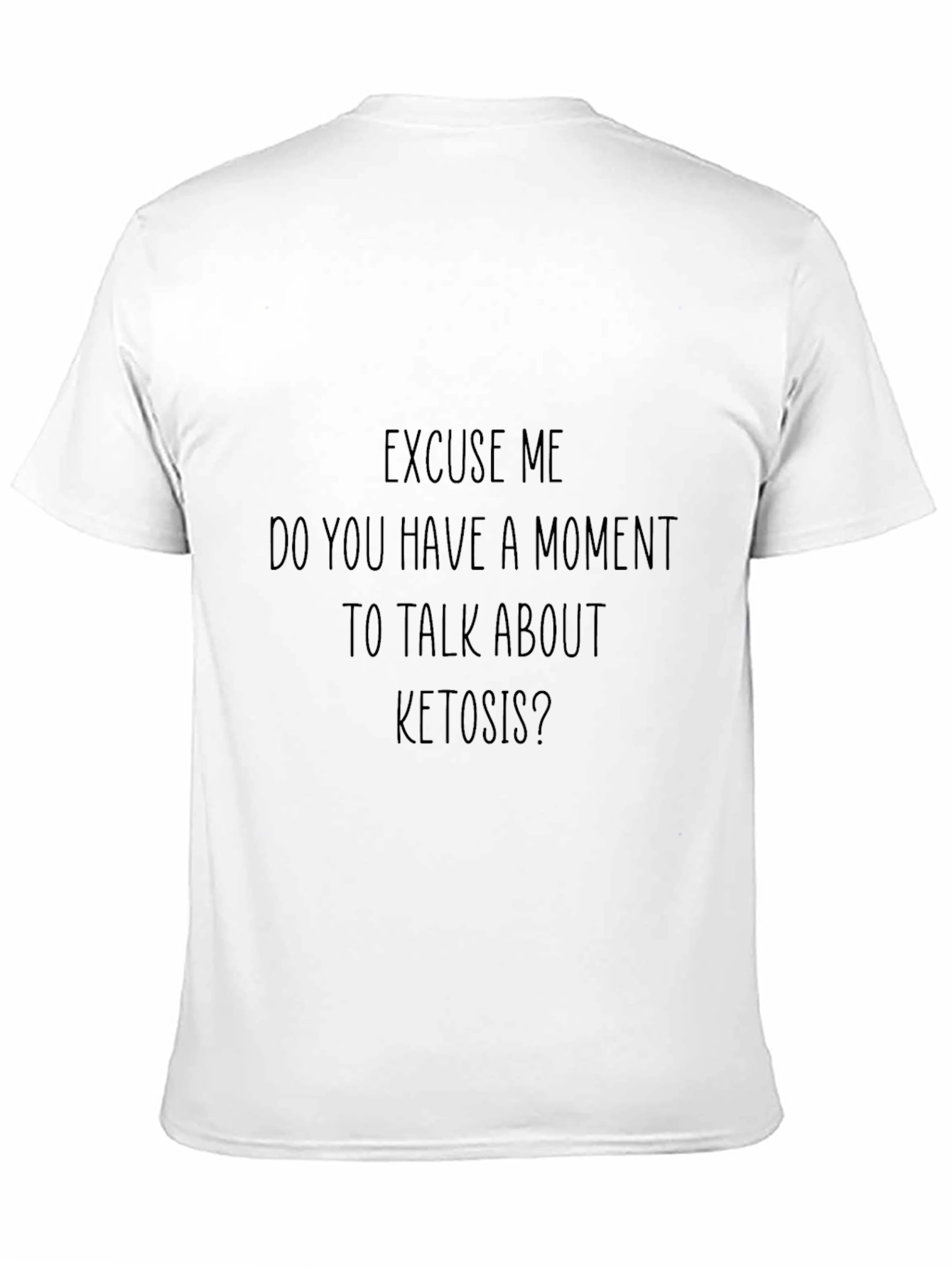 Black Ketosis Conversation Starter T-Shirt - Black view 11