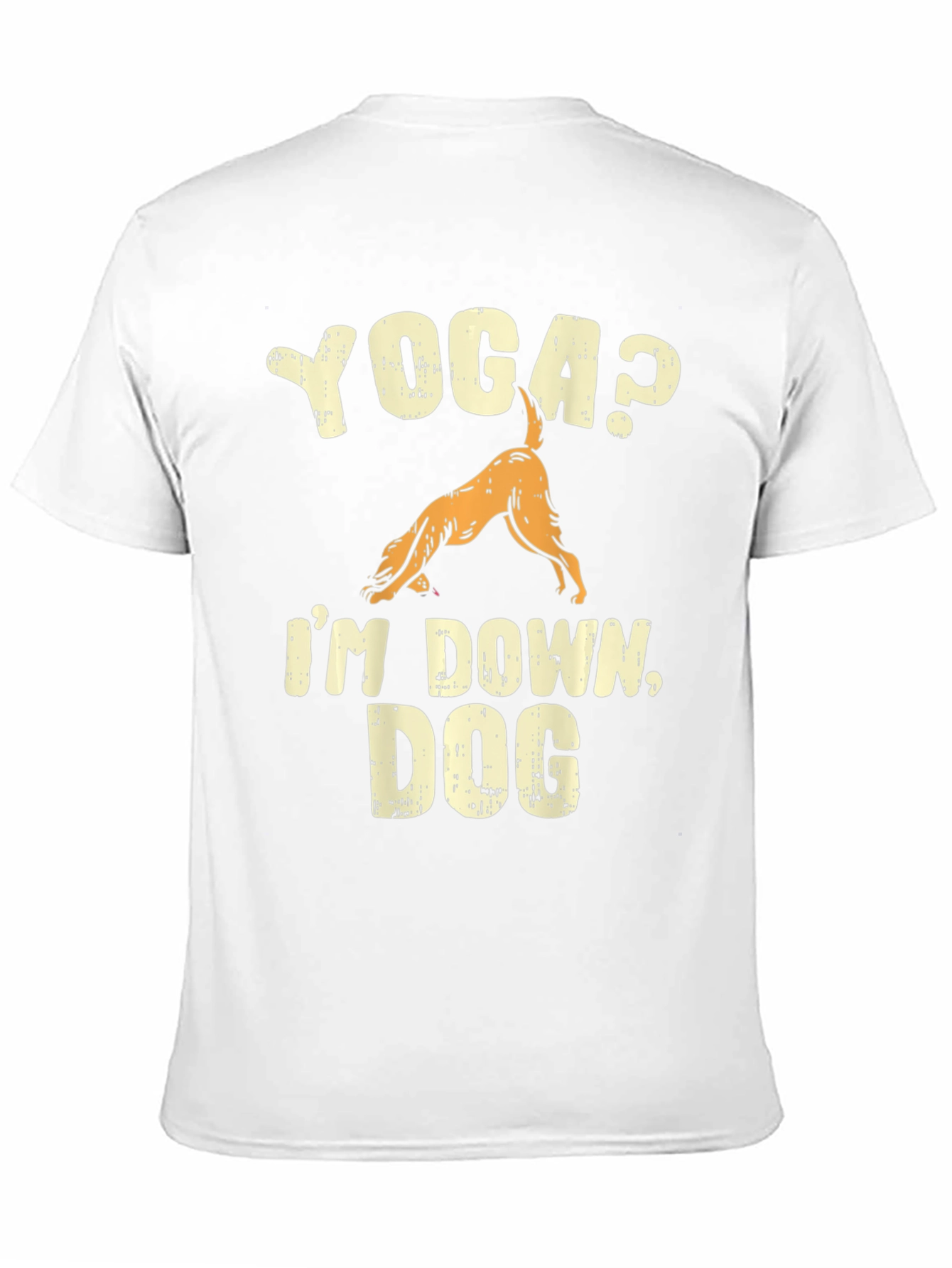 Black Yoga Dog T-Shirt - Downward Dog Pose Funny Tee view 11
