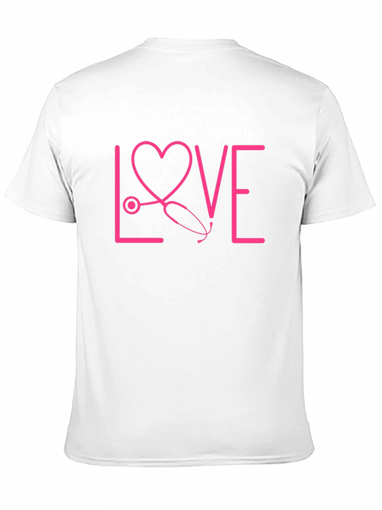 Black Nurse Love Stethoscope Graphic Tee view 11