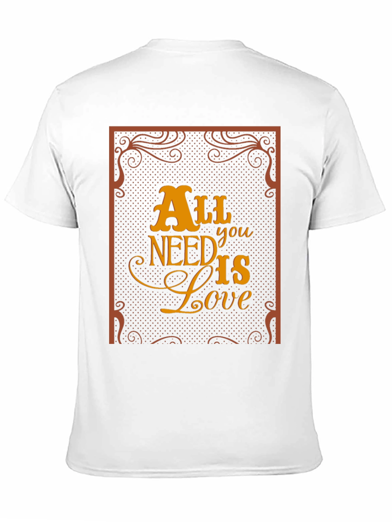 Black All You Need Is Love Graphic Tee view 11