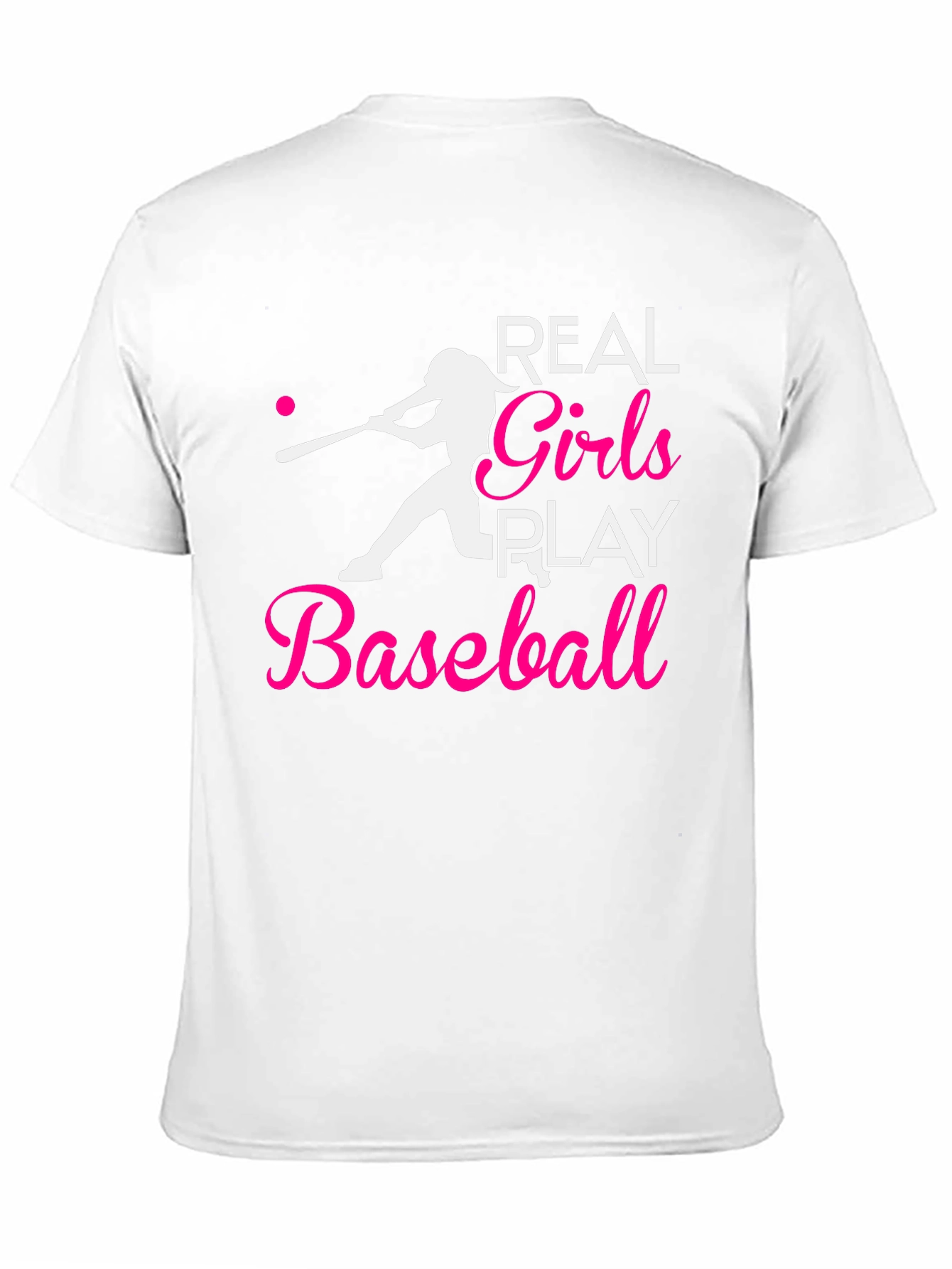 Real Girls Play Baseball T-Shirt - 11