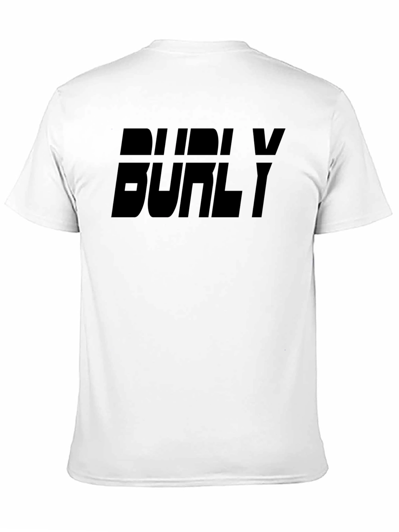 Black Burly Graphic Print Black T-Shirt view 11