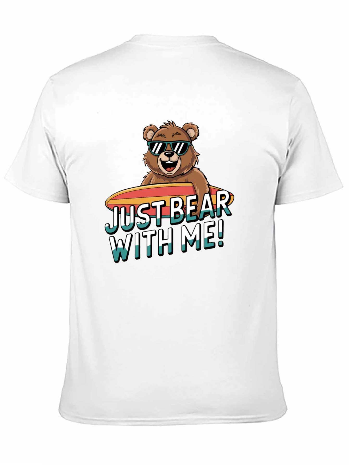 Black Just Bear With Me T-Shirt view 11