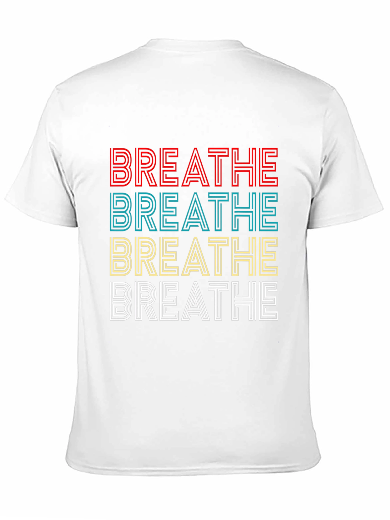 Black Breathe Graphic T-Shirt - Trendy Comfort view 11