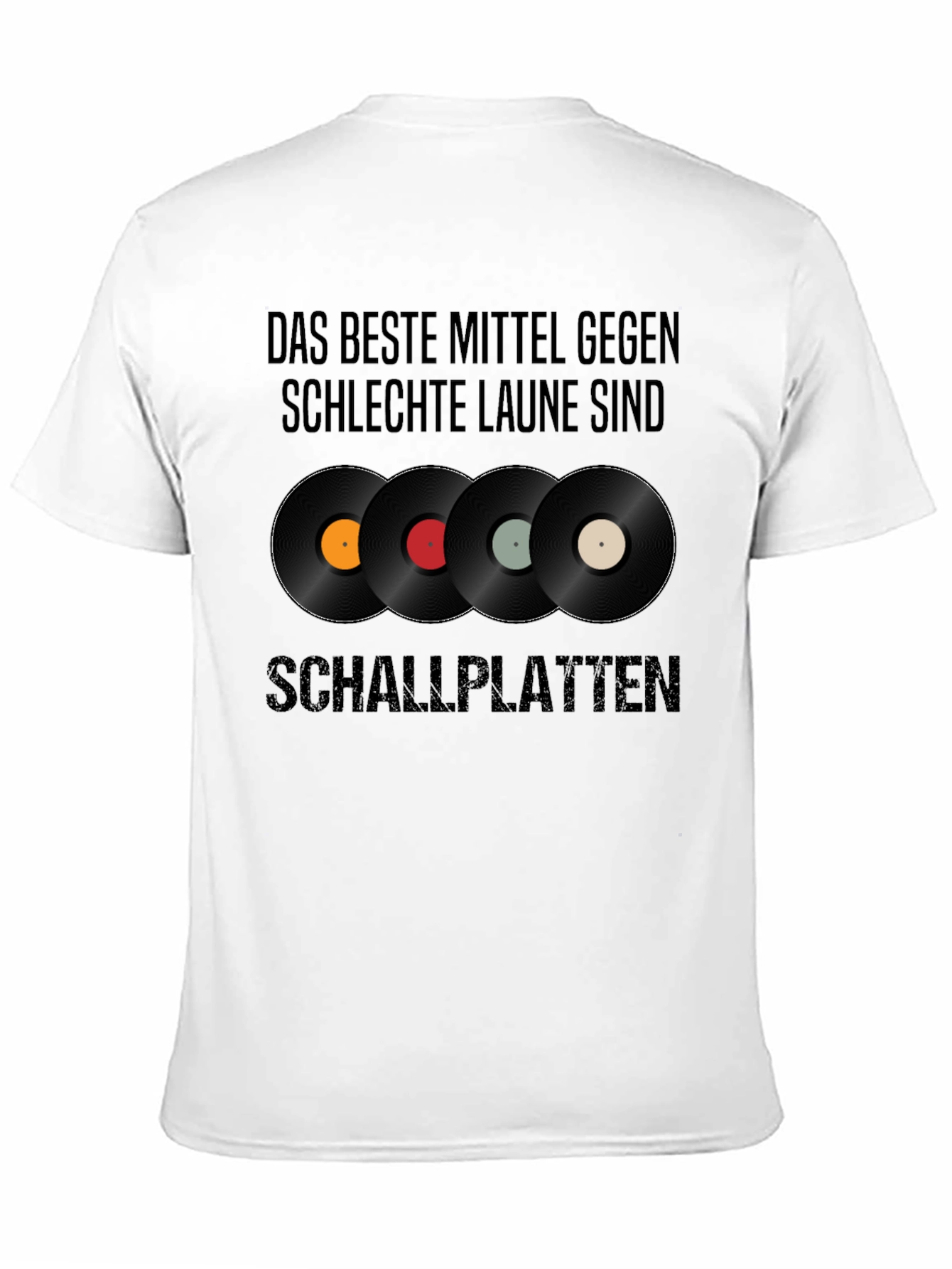 Black Vinyl Records Graphic T-Shirt - Music Lover Tee view 11