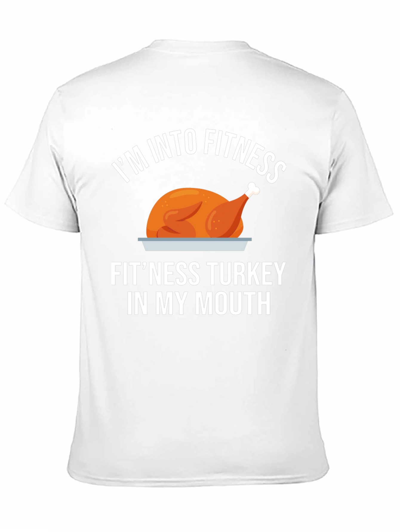 Black Fitness Turkey T-Shirt: Funny Thanksgiving Workout Tee view 11