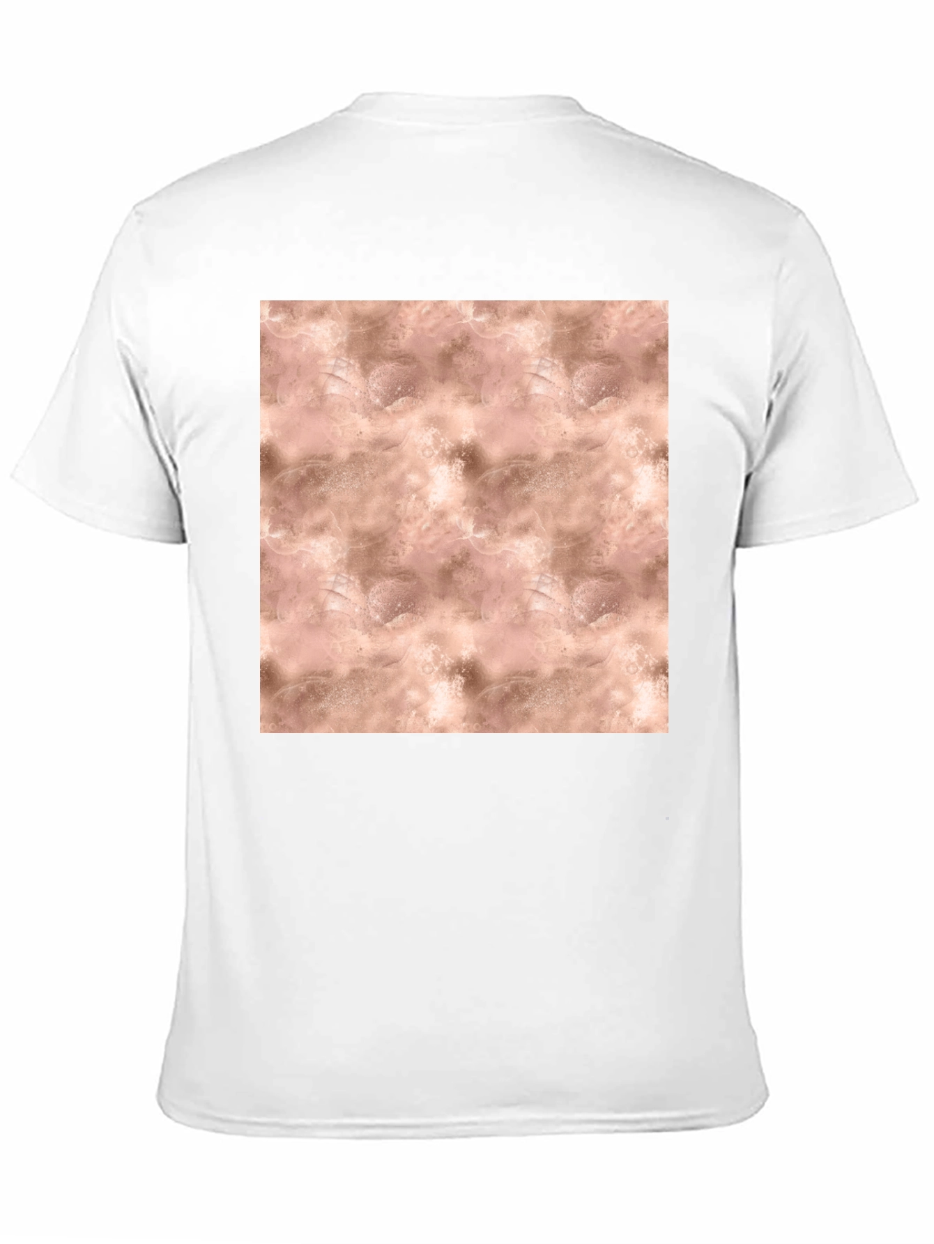 Black Abstract Blush Pattern T-Shirt view 11
