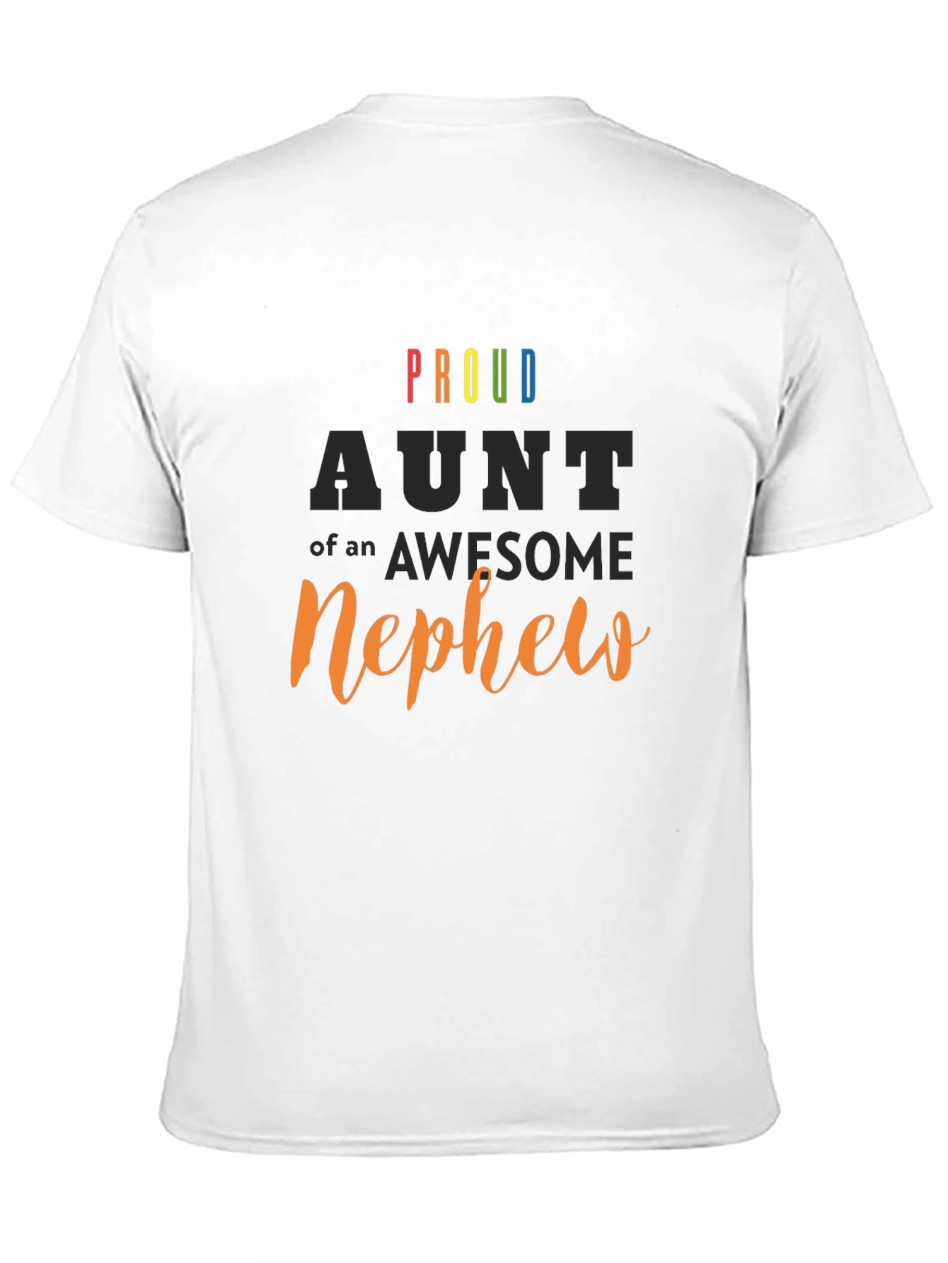 Black Proud Aunt of an Awesome Nephew T-Shirt view 11