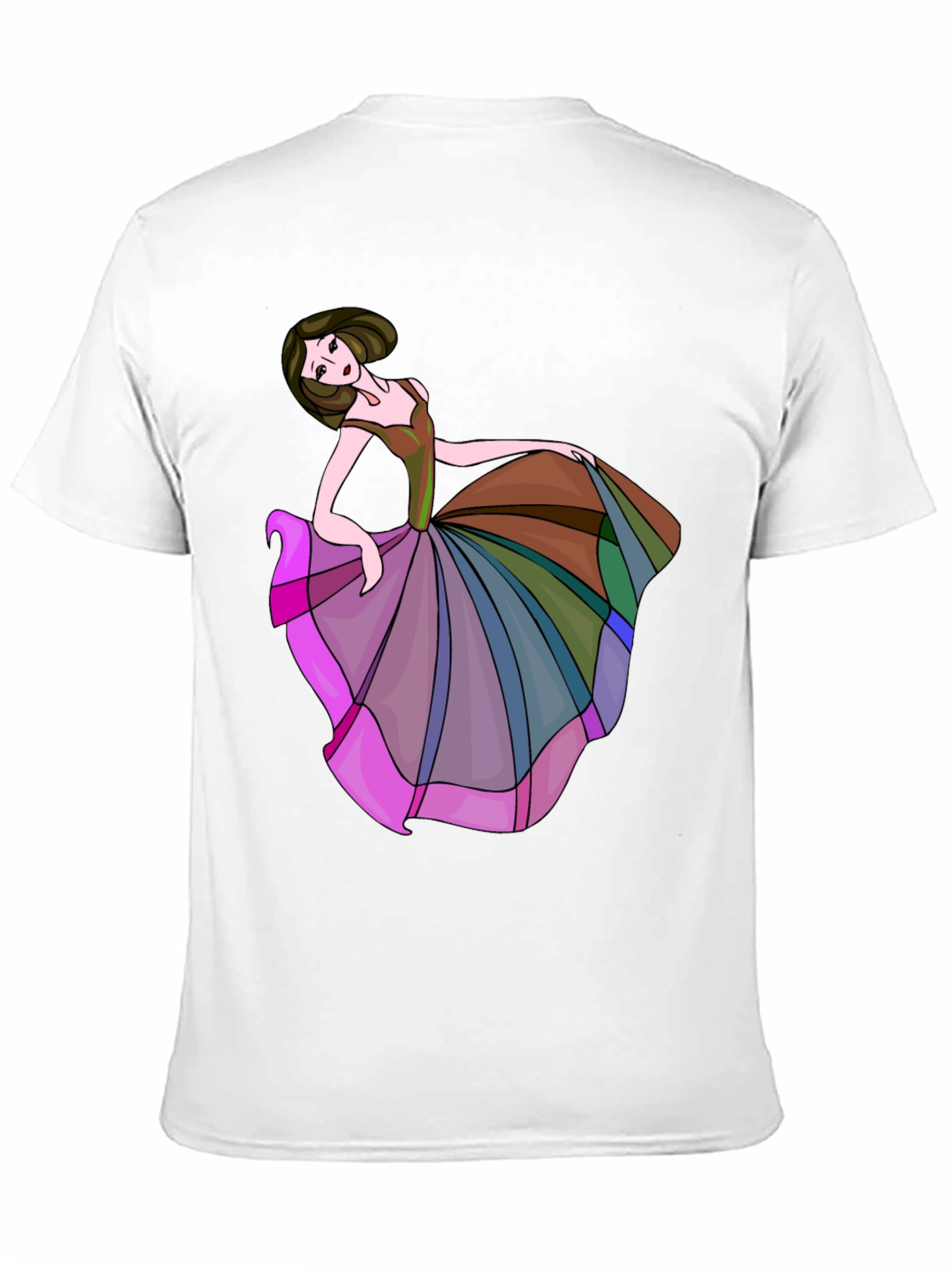 Black Artistic Dancer Graphic T-Shirt view 11