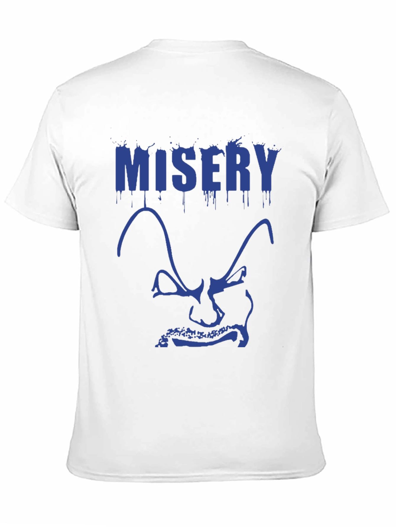 Black Misery Graphic Tee - Men's Short Sleeve Black T-Shirt view 11