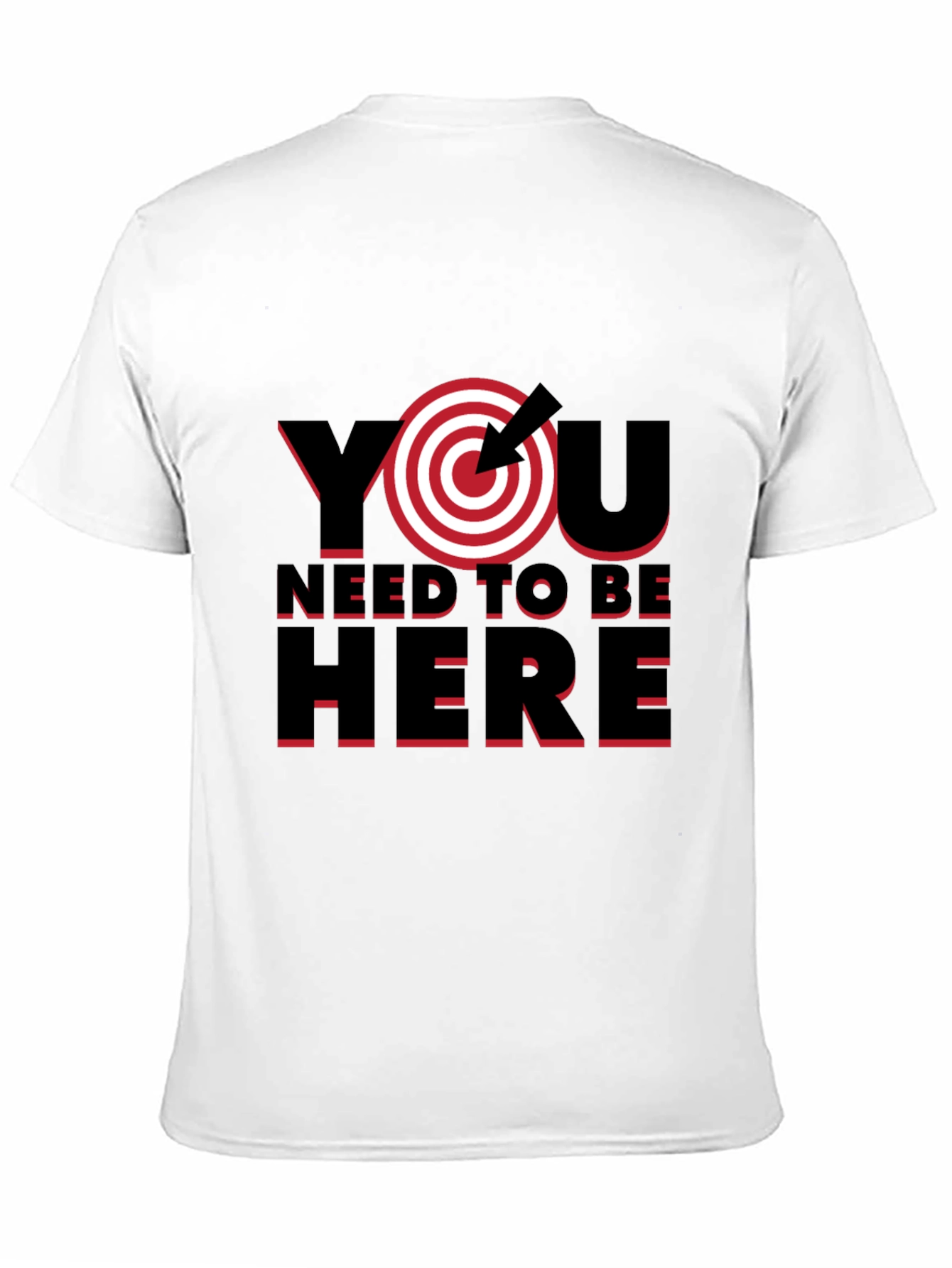Black Target Practice T-Shirt - You Need To Be Here Tee view 11