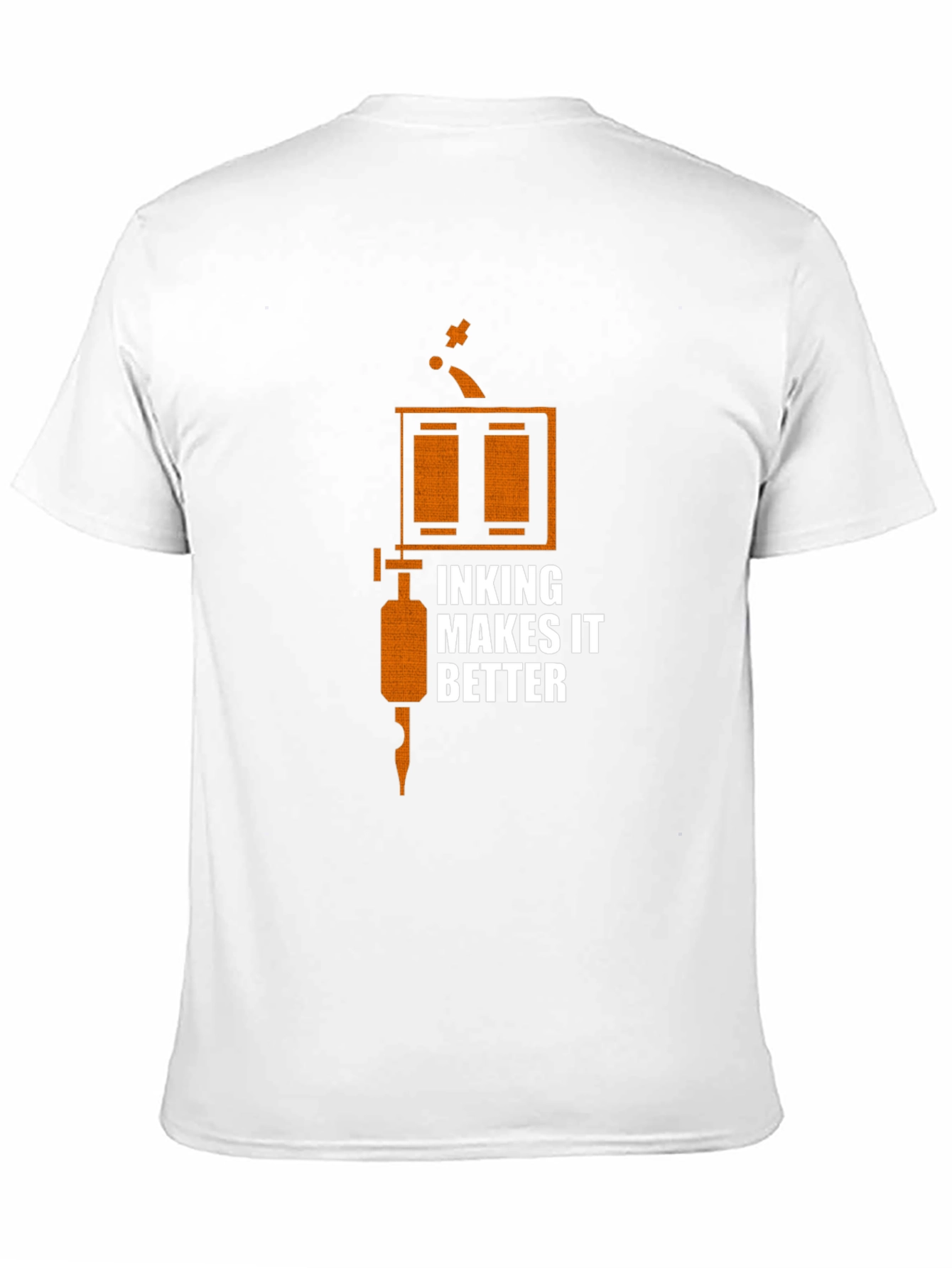 Black Inking Makes It Better Black Graphic Tee view 11