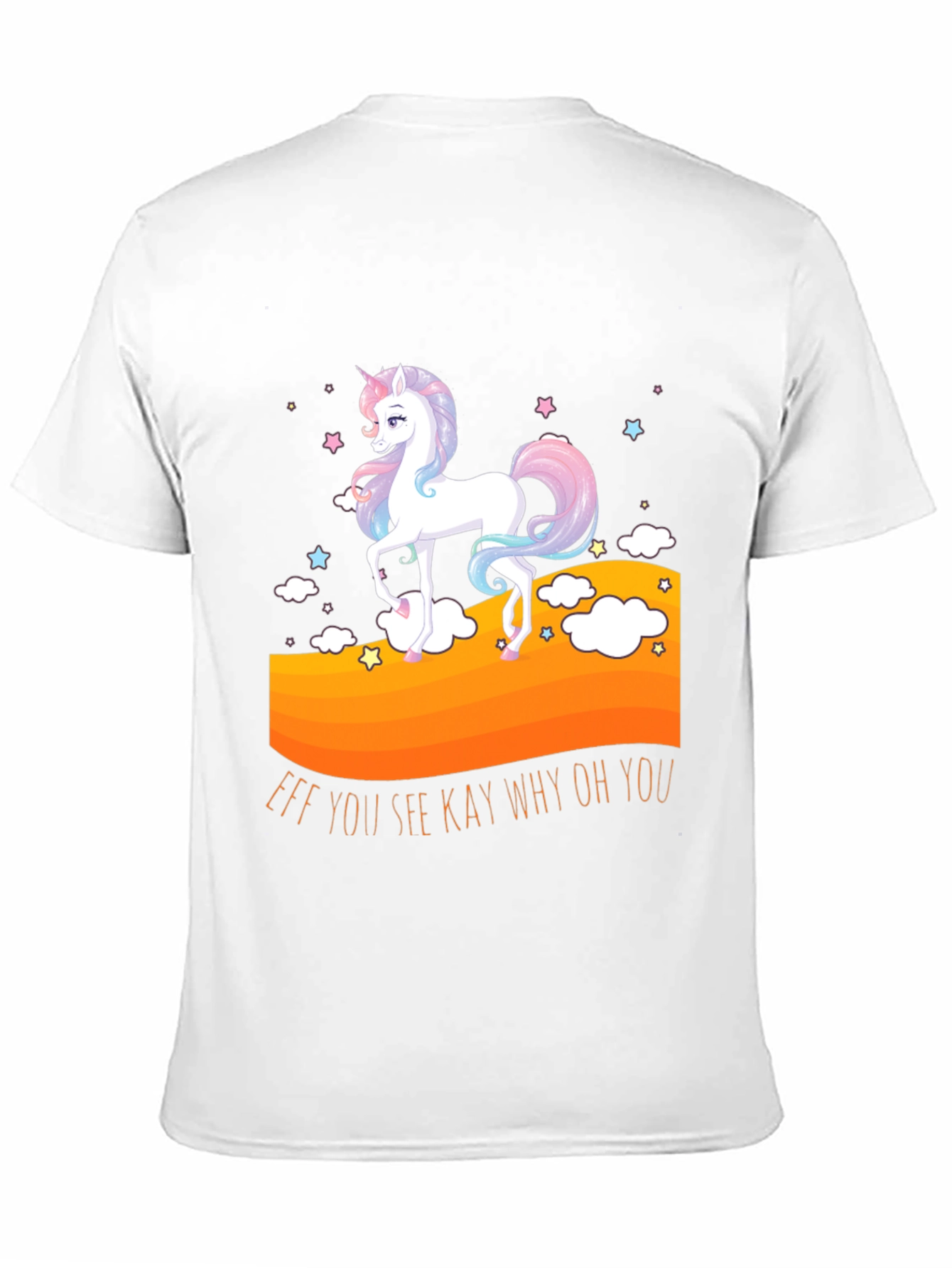 Black Unicorn T-Shirt: "Eff You See Kay Why Oh You" view 11