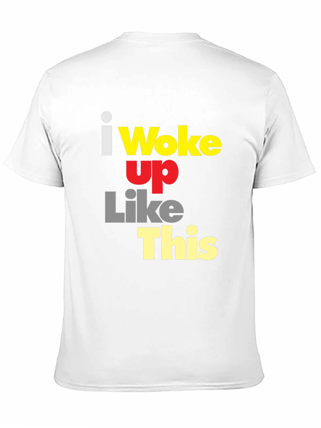Black I Woke Up Like This Graphic Tee - Black view 11
