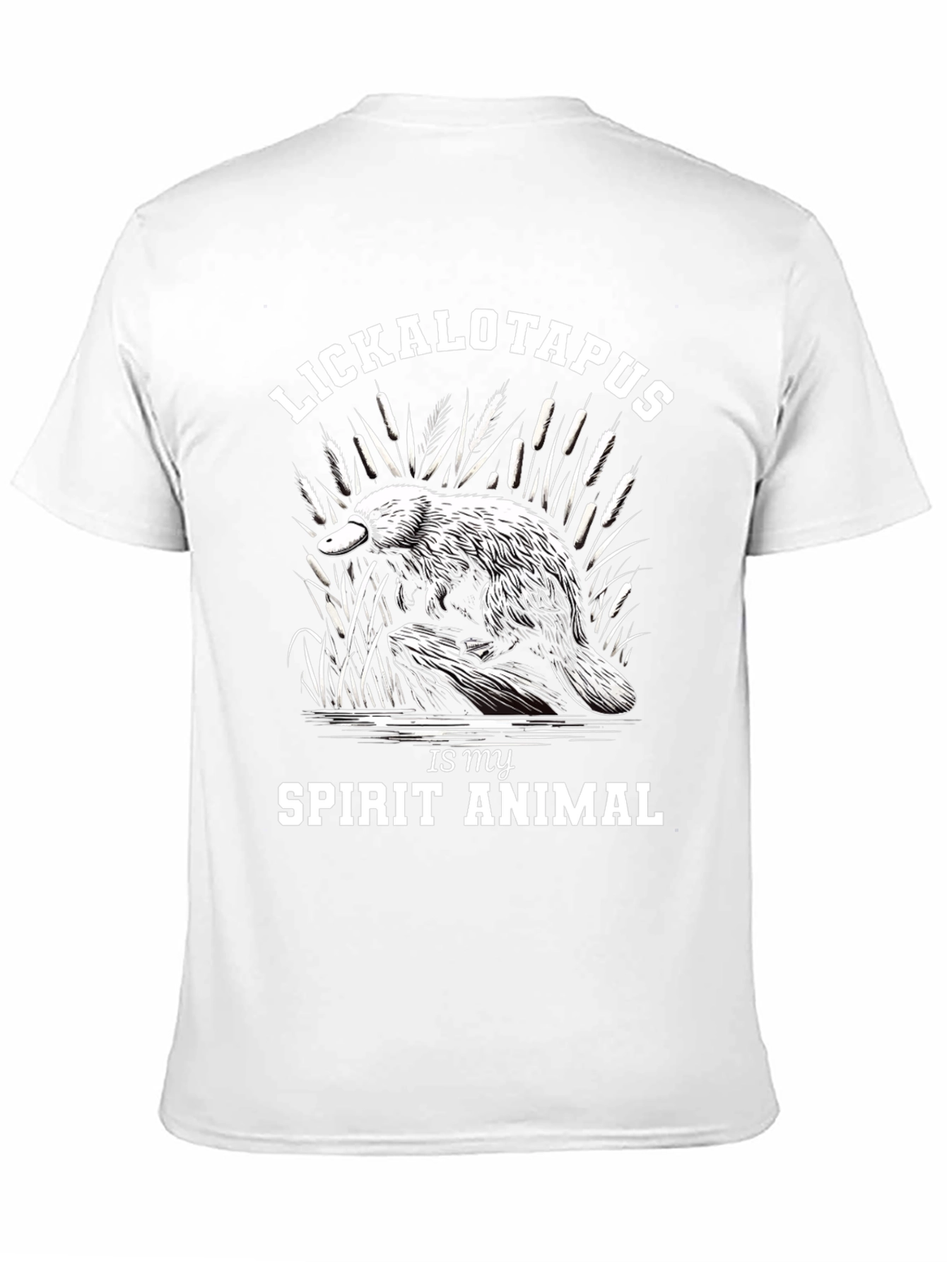 Black Lickalotapus Spirit Animal Graphic Tee view 11