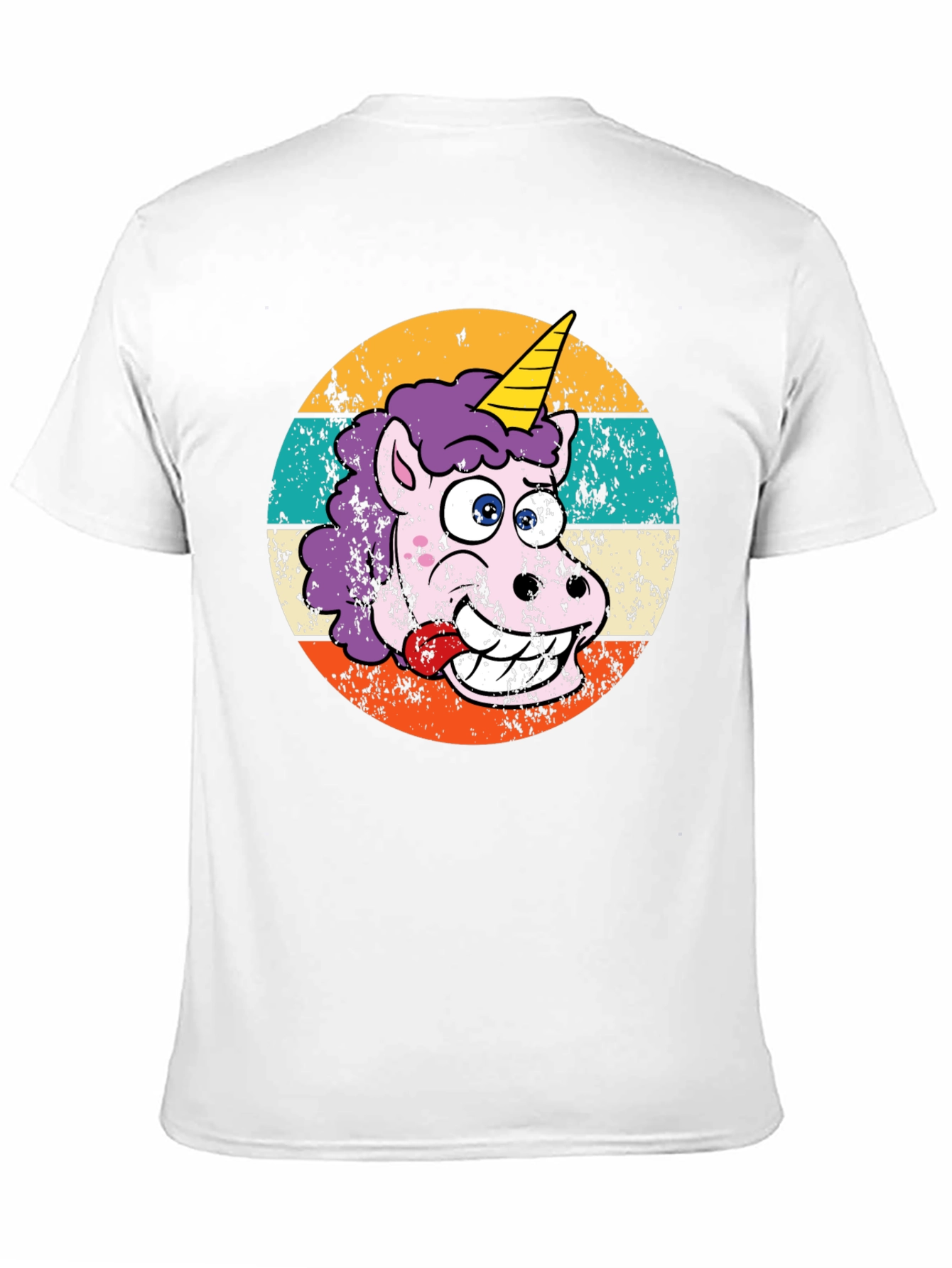 Black Funny Unicorn T-Shirt view 11