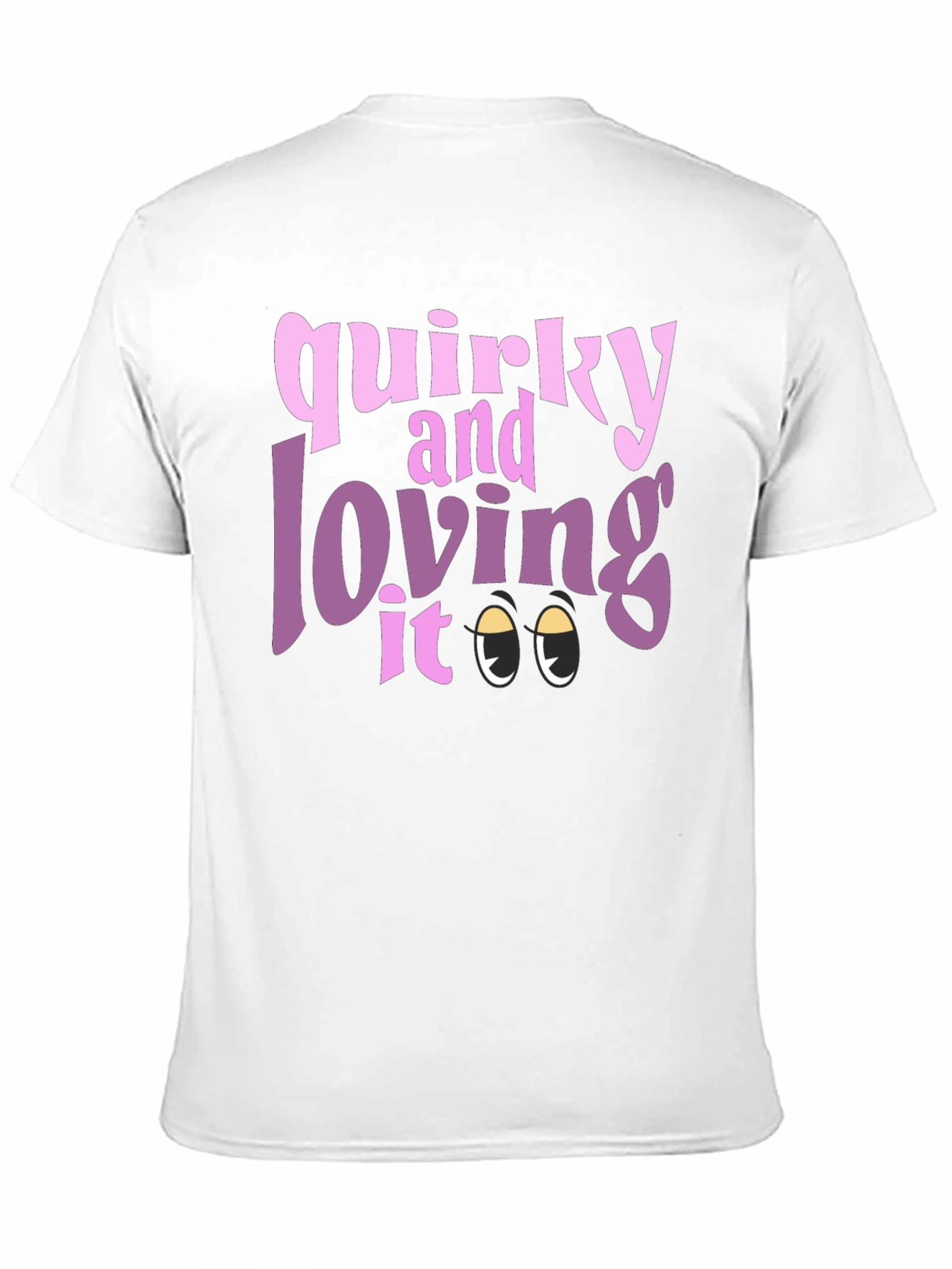 Black Quirky and Loving It T-Shirt view 11