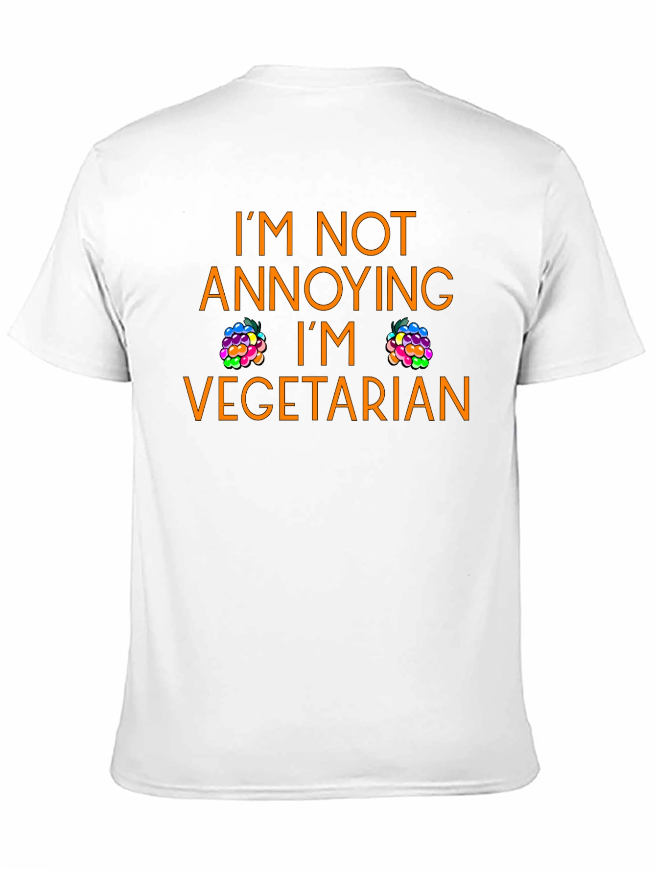 Black Funny Vegetarian T-Shirt - I'm Not Annoying! view 11