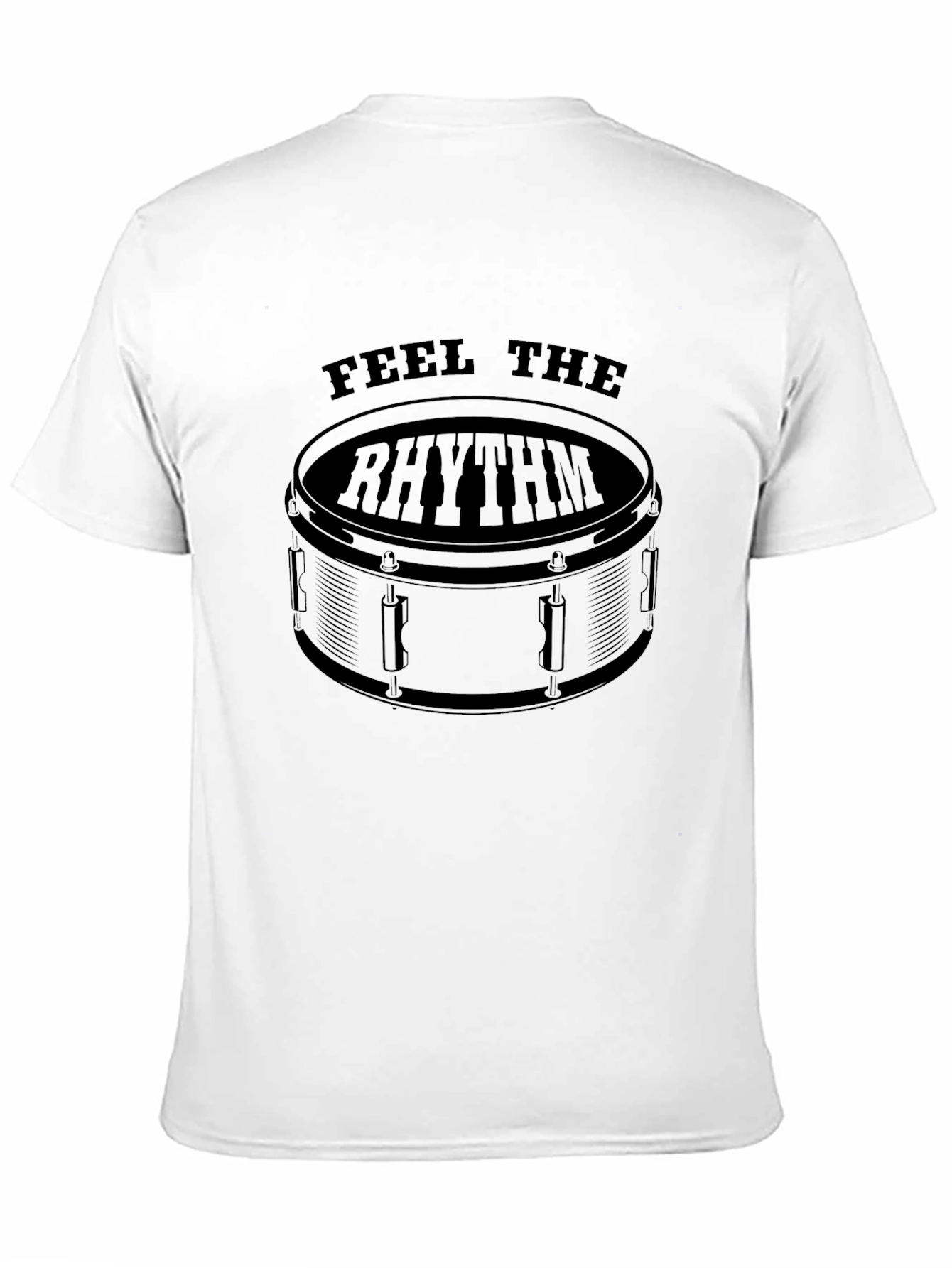 Feel The Rhythm Drum T-Shirt - Black - 11