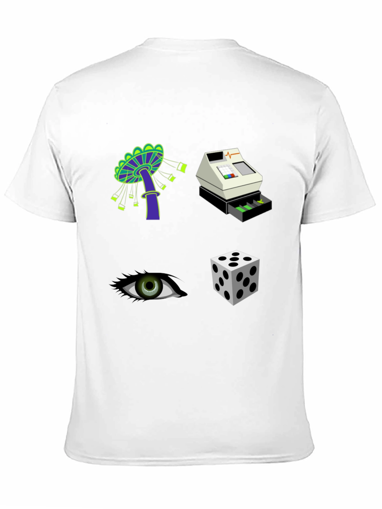 Black Novelty Graphic Print T-Shirt view 11