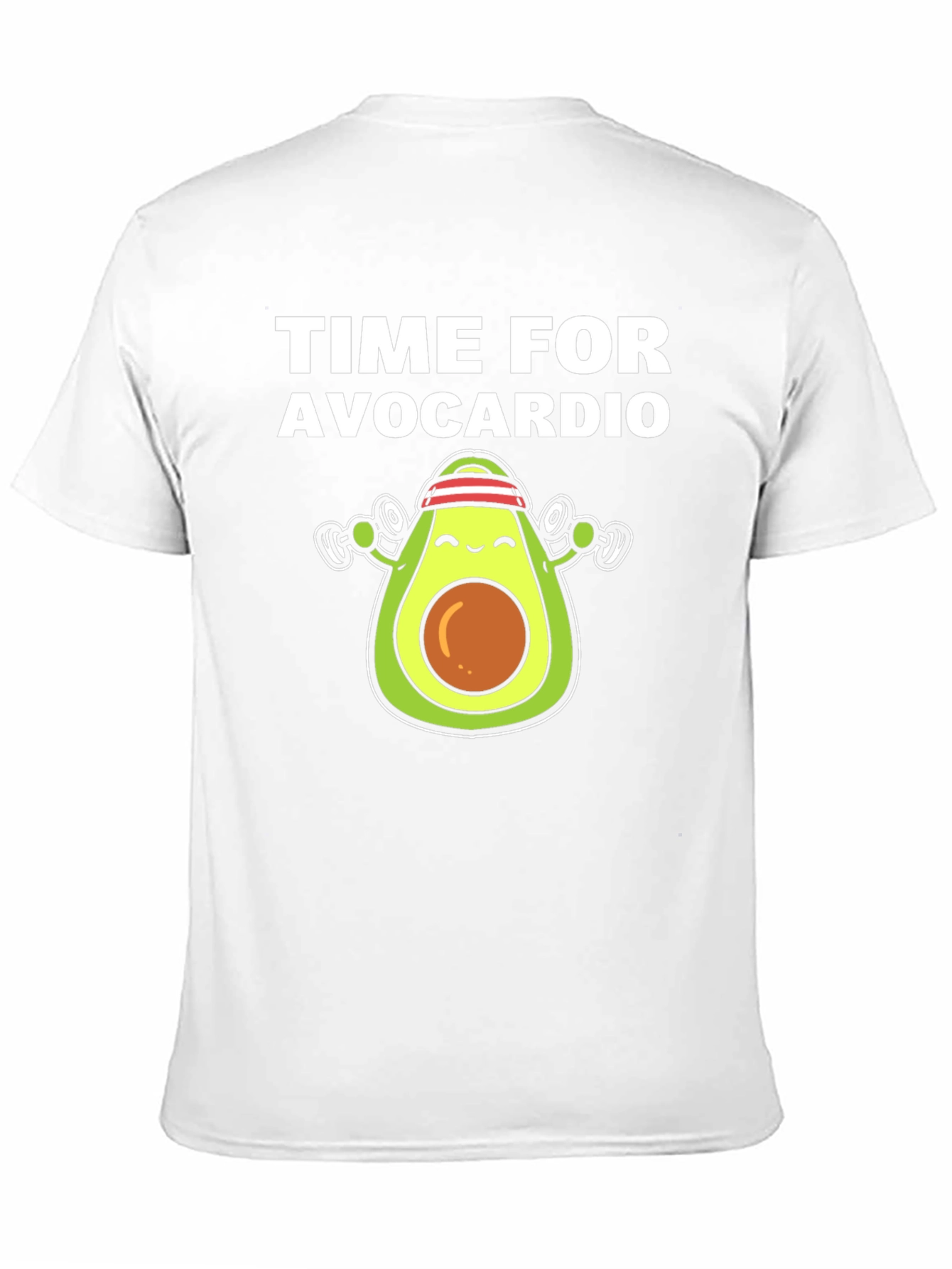 Black Time For Avocardio Funny Workout T-Shirt view 11