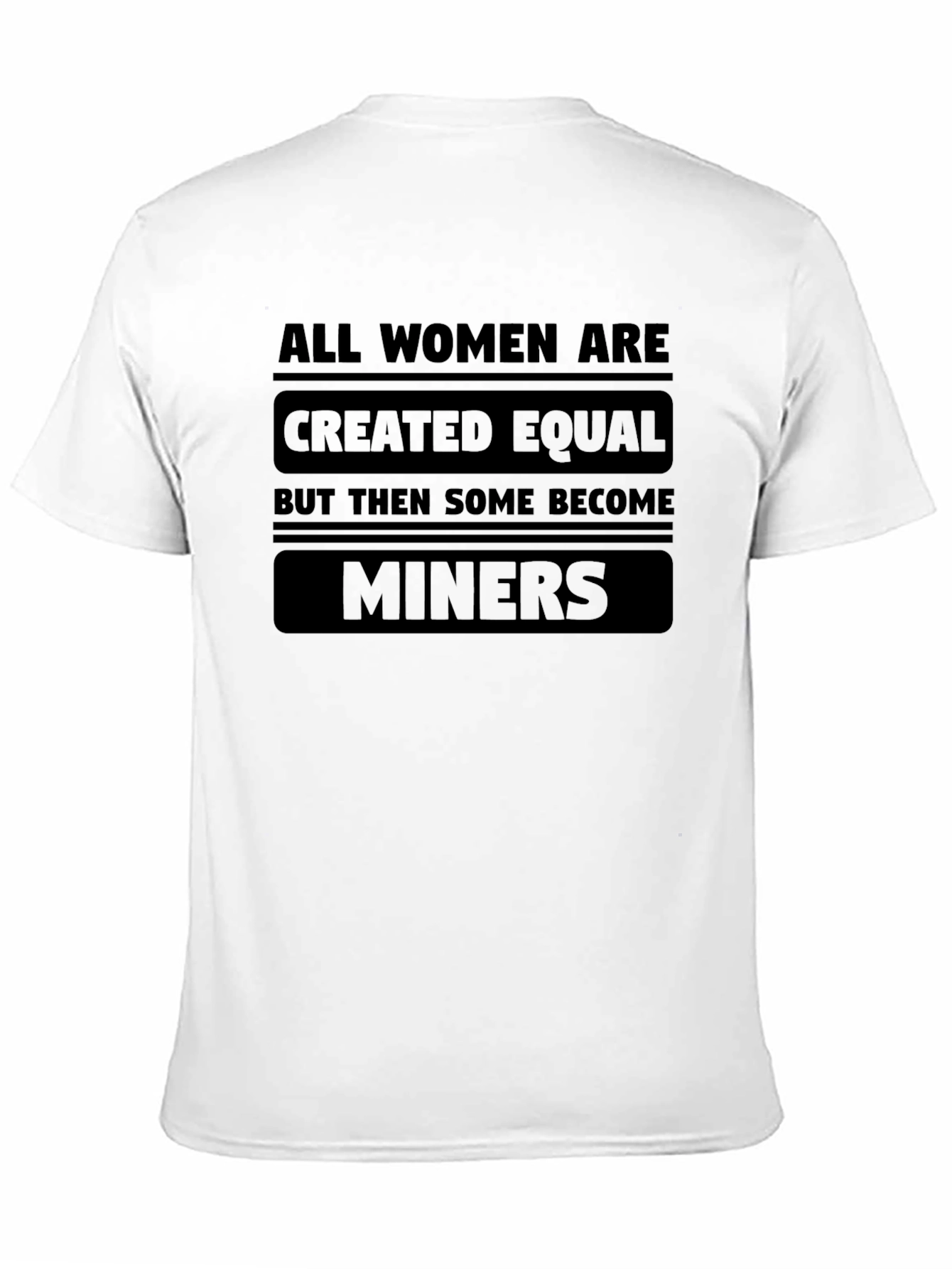 Black Women Miners Graphic T-Shirt - Equality Statement view 11