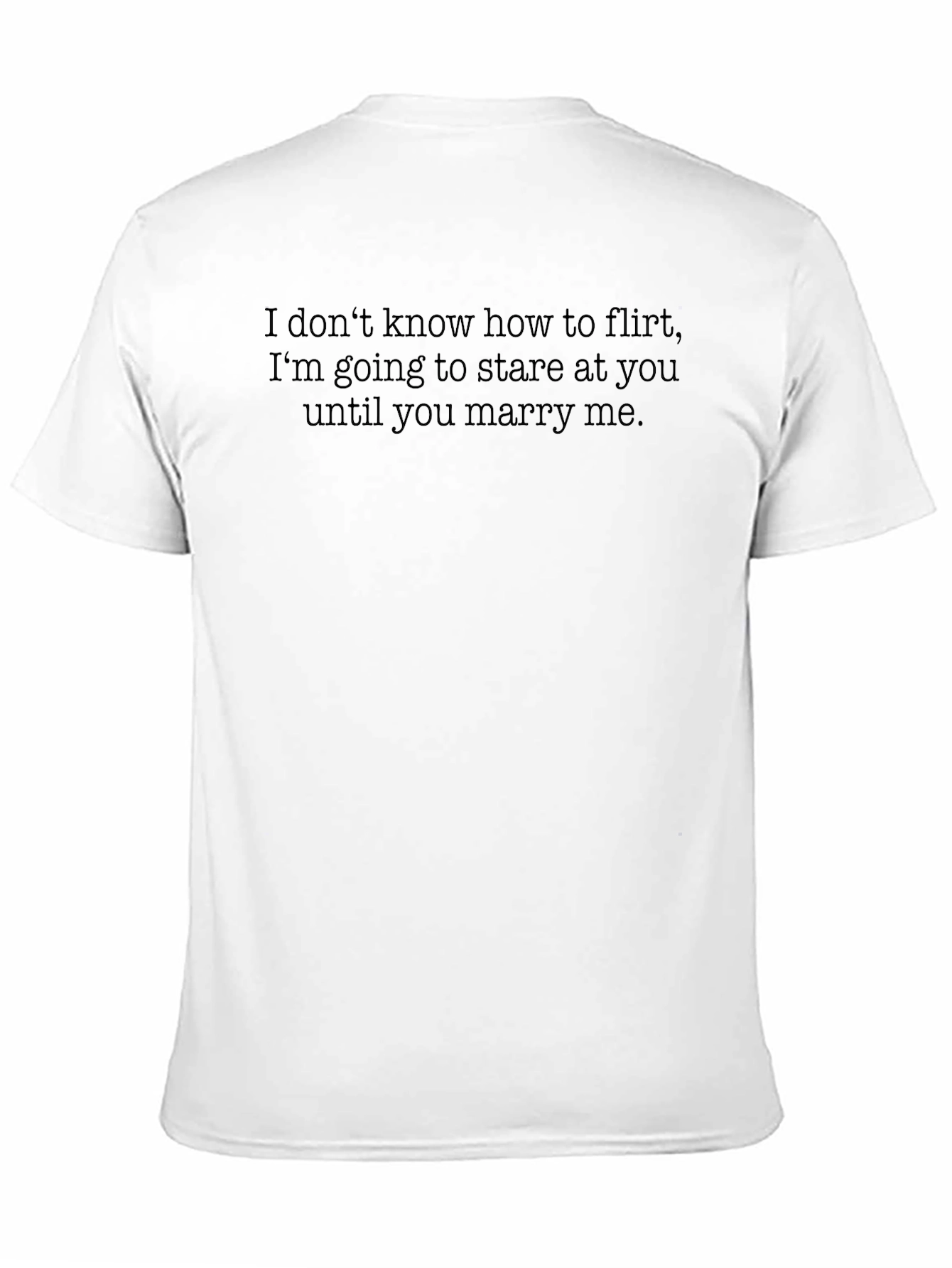 Black Humorous 'Stare at You' Graphic Tee view 11