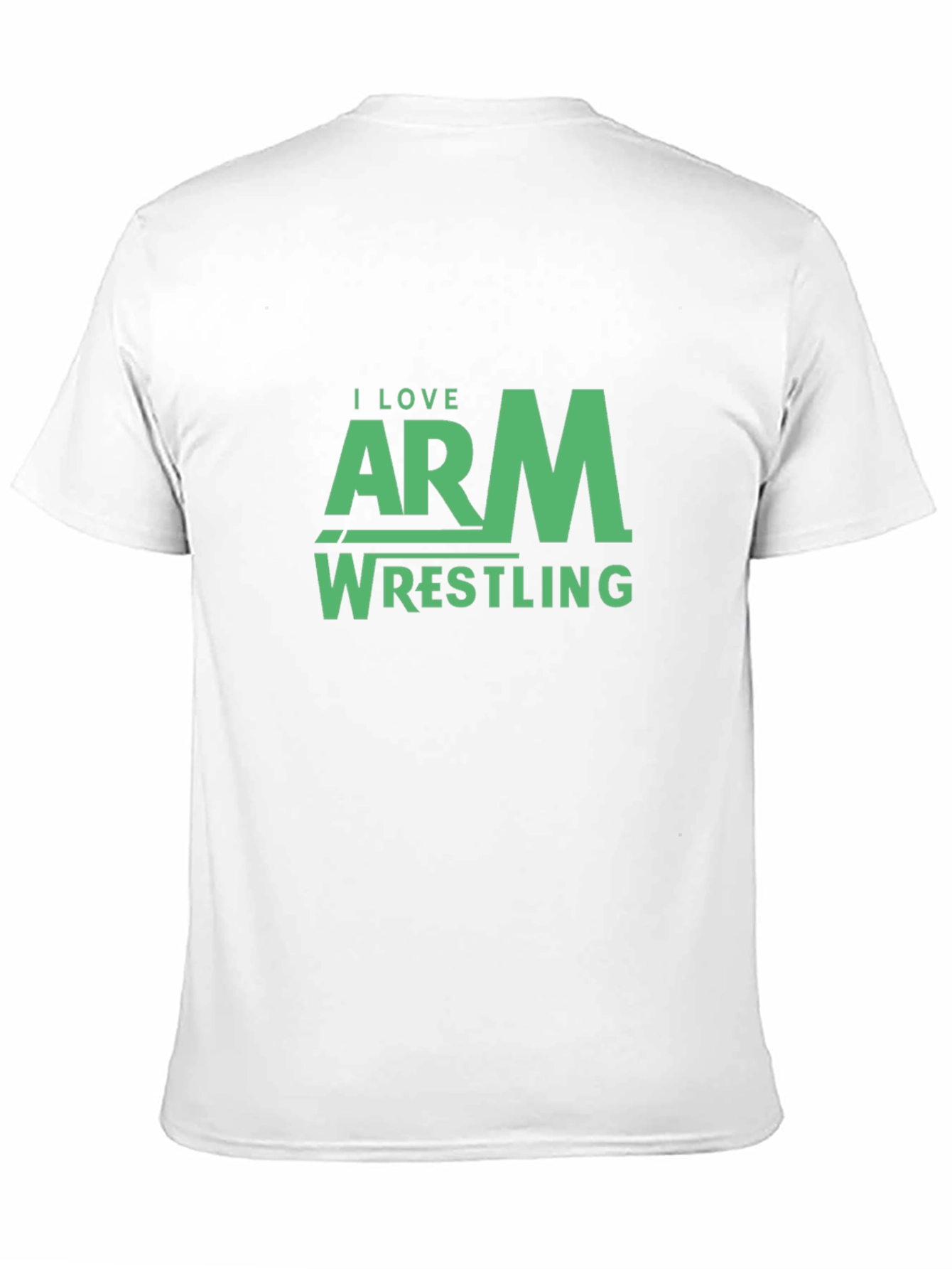 Black I Love Arm Wrestling T-Shirt view 11