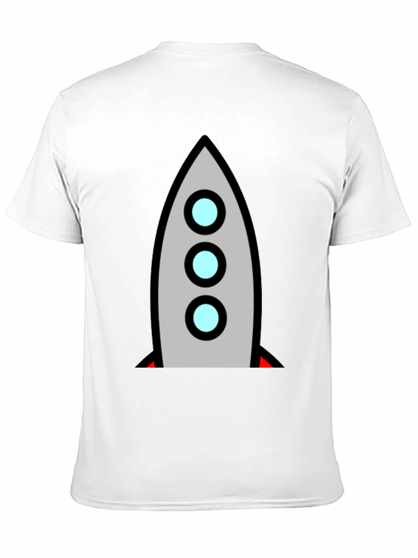 Black Rocket Graphic Tee - Retro Space Adventure view 11