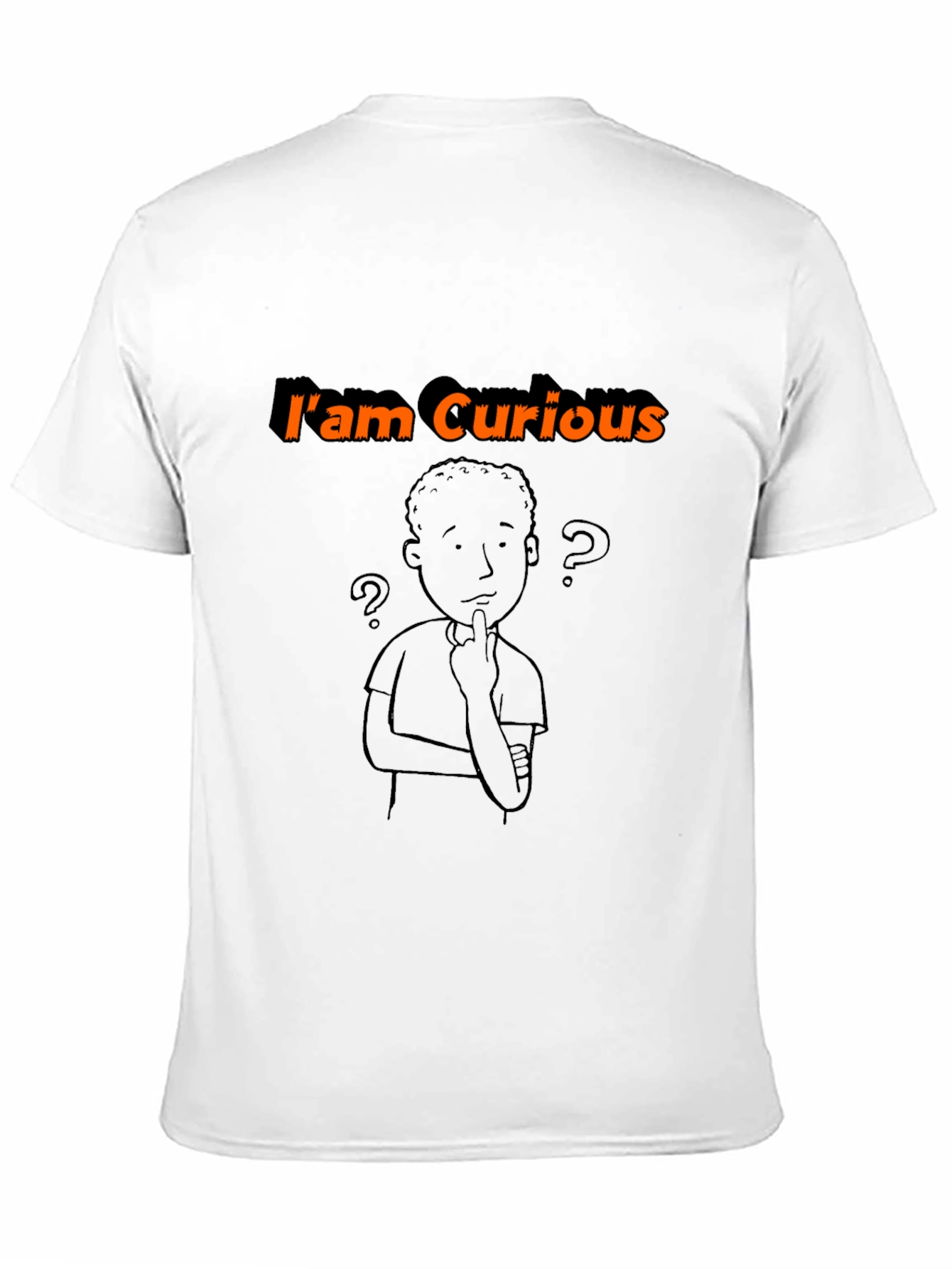 Black I'm Curious Black Graphic Tee view 11