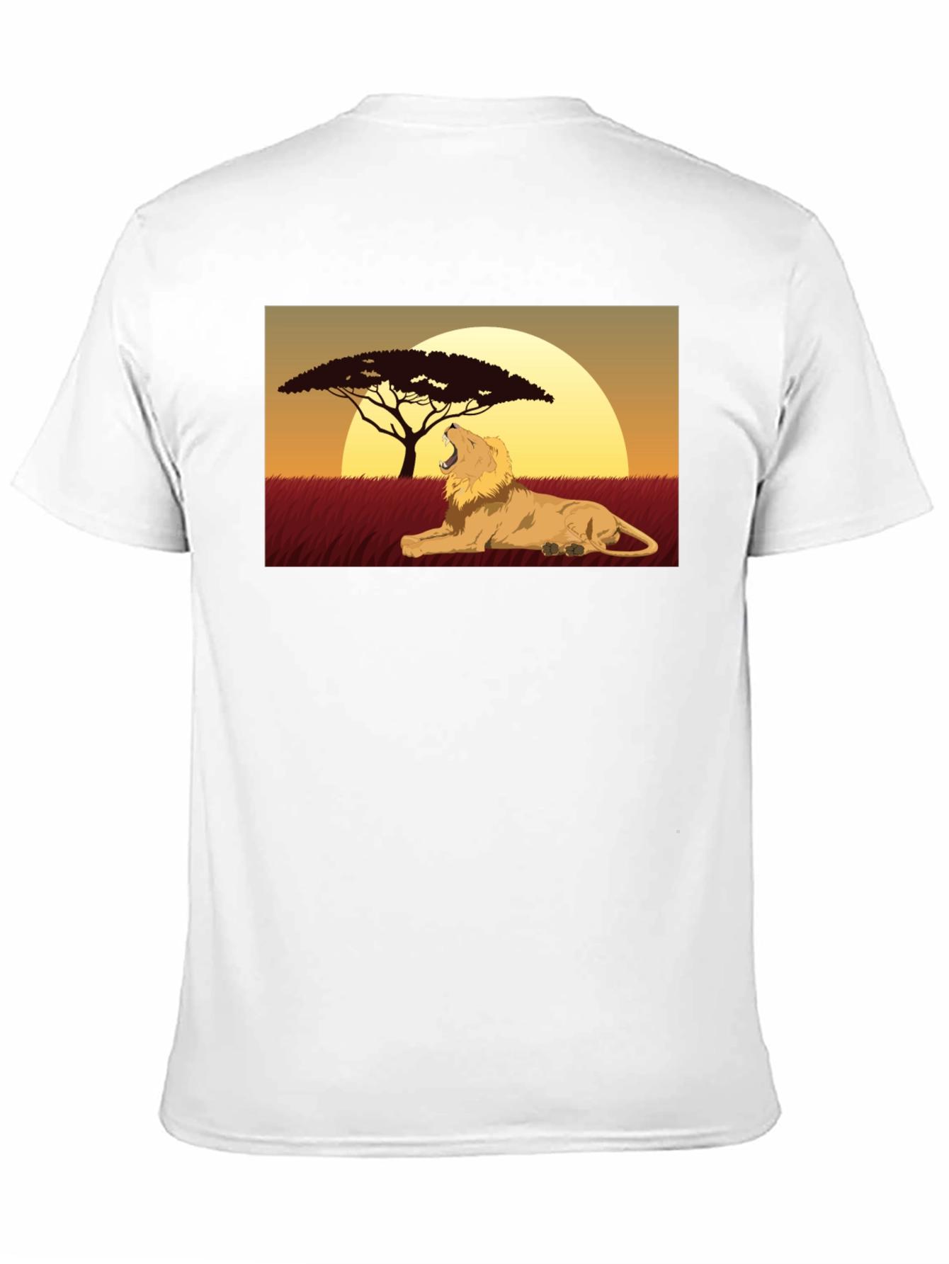 Black Lion King Graphic Tee - Classic Black T-Shirt view 11