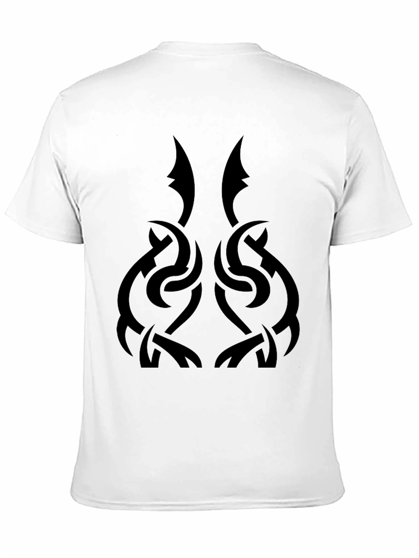 Black Tribal Knot Graphic Black T-Shirt view 11